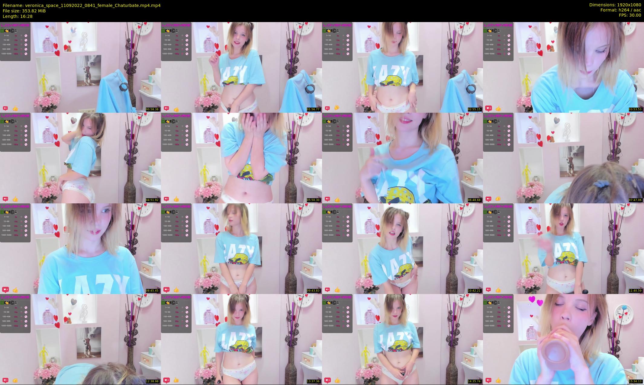 veronica_space — 17 minute Chaturbate female cam show recording, 1080p, Sep 11, 2022