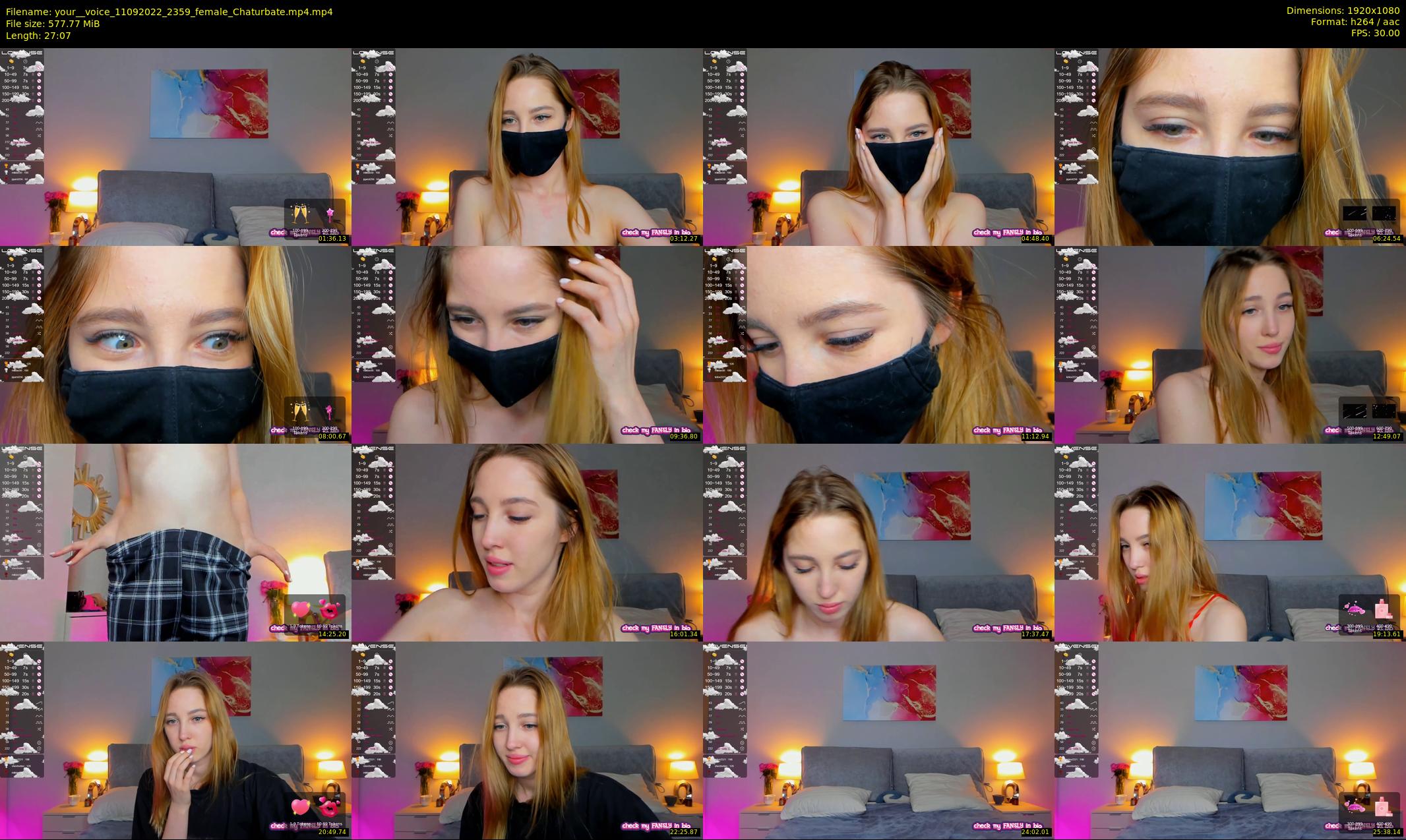 your__voice — 28 minute Chaturbate female cam show recording, 1080p, Sep 11, 2022