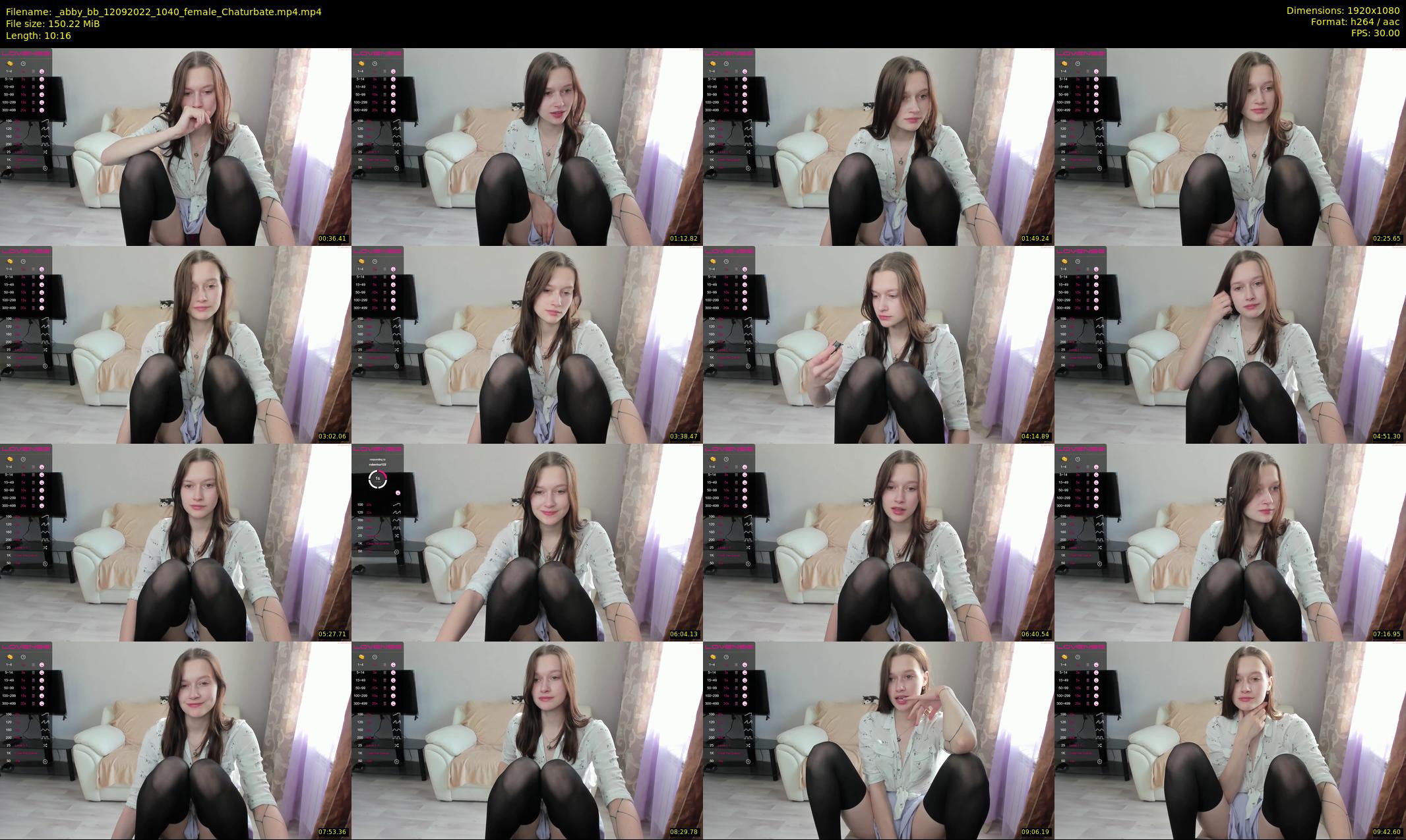 _abby_bb — 11 minute Chaturbate female cam show recording, 1080p, Sep 12, 2022