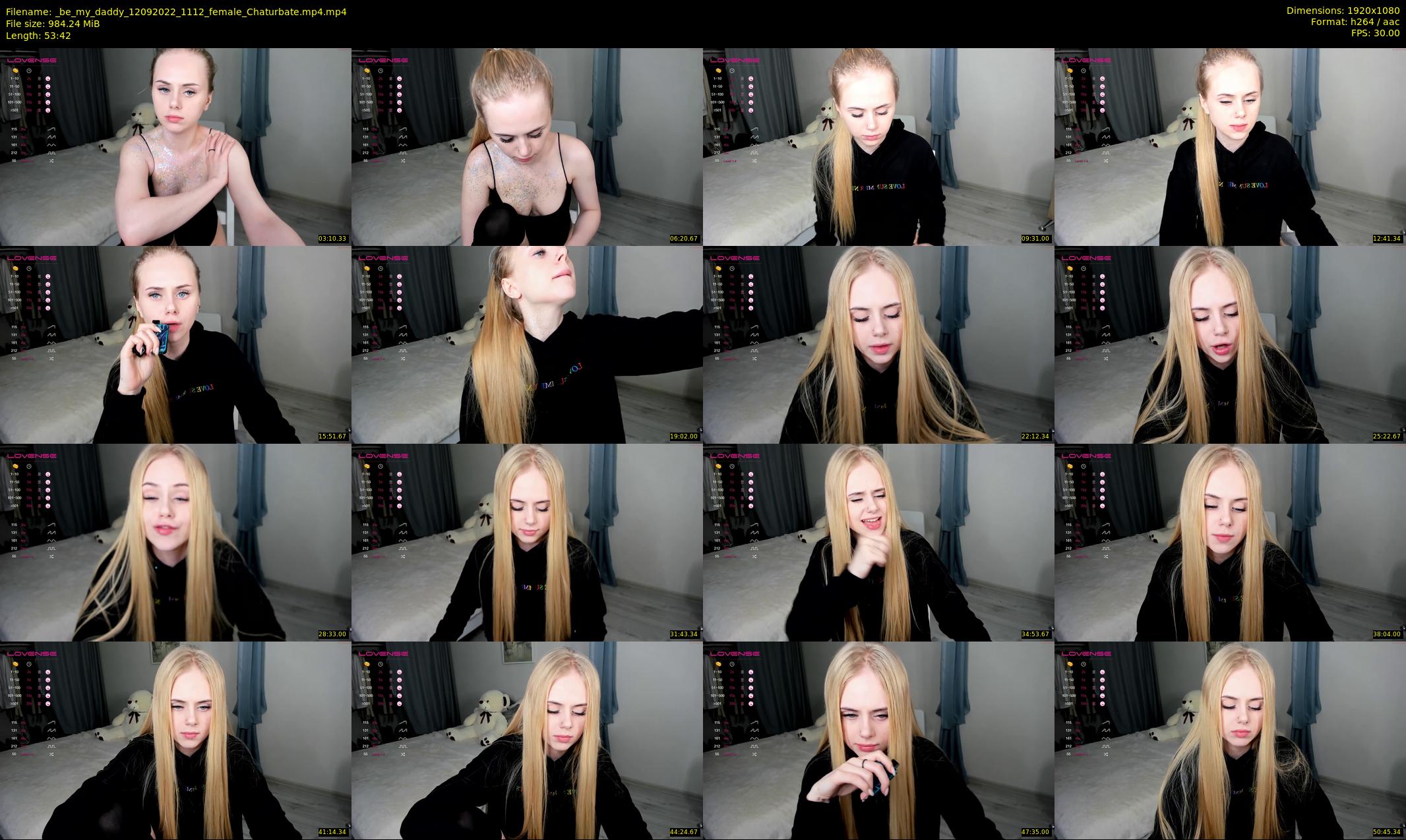 _be_my_daddy — 54 minute Chaturbate female cam show recording, 1080p, Sep 12, 2022