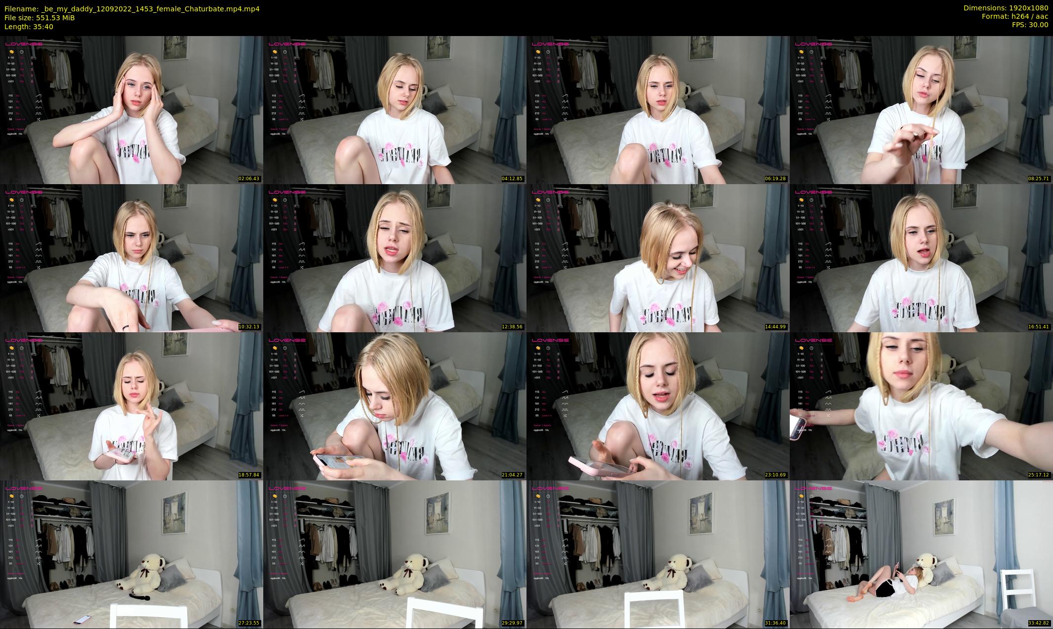 _be_my_daddy — 36 minute Chaturbate female cam show recording, 1080p, Sep 12, 2022