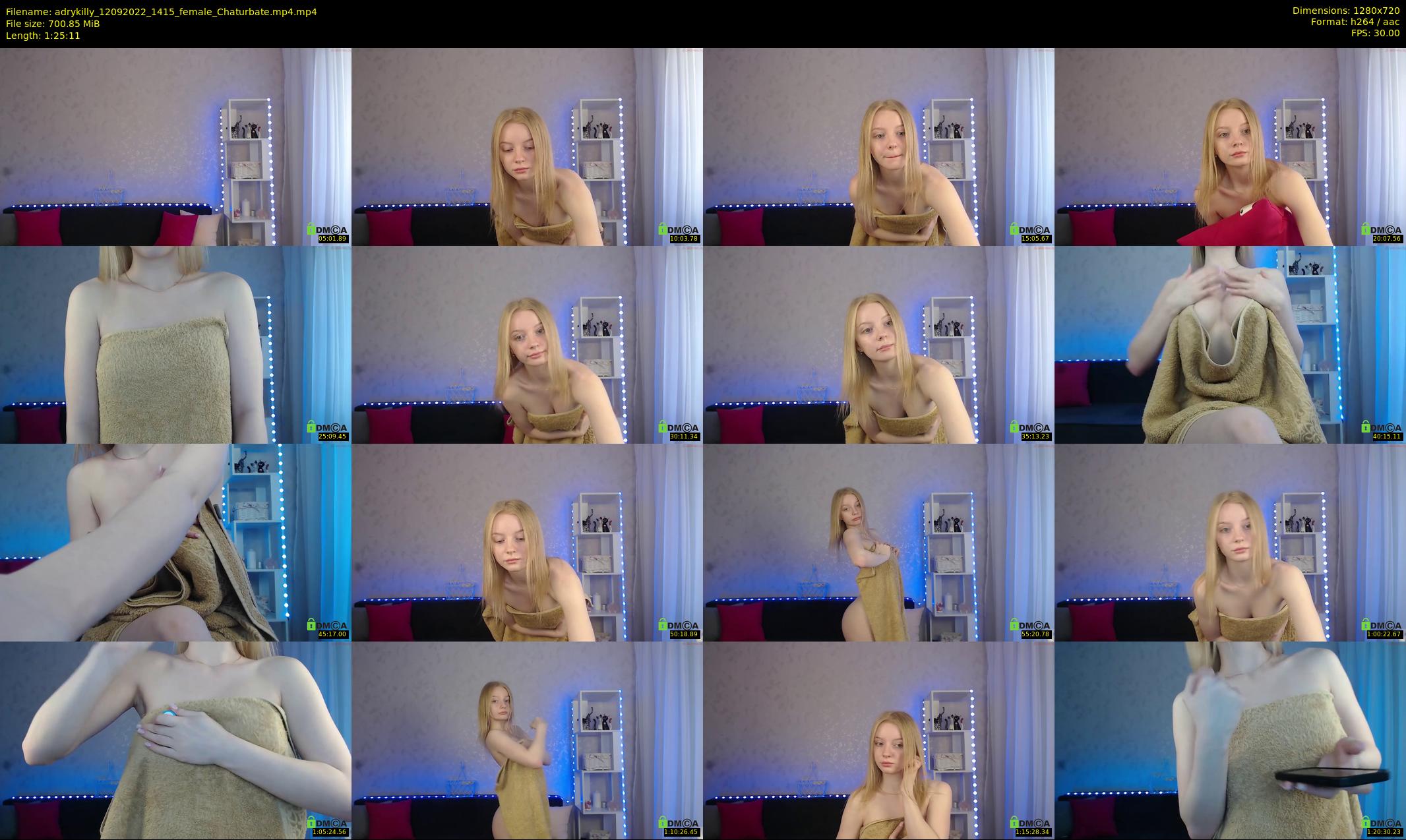 adrykilly — 86 minute Chaturbate female cam show recording, 720p, Sep 12, 2022