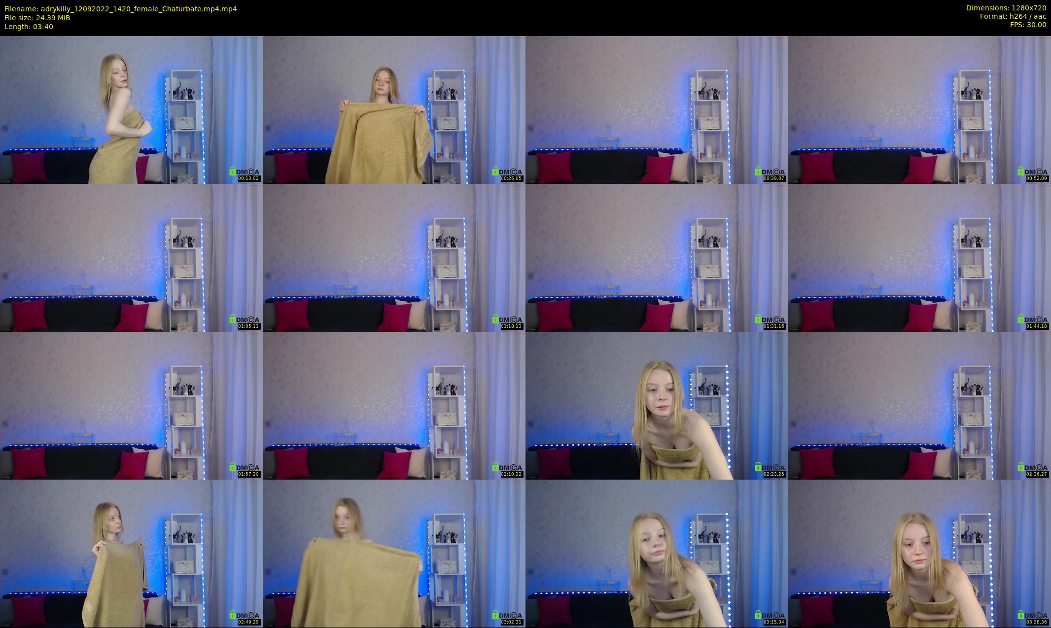 adrykilly — 4 minute Chaturbate female cam show recording, 720p, Sep 12, 2022