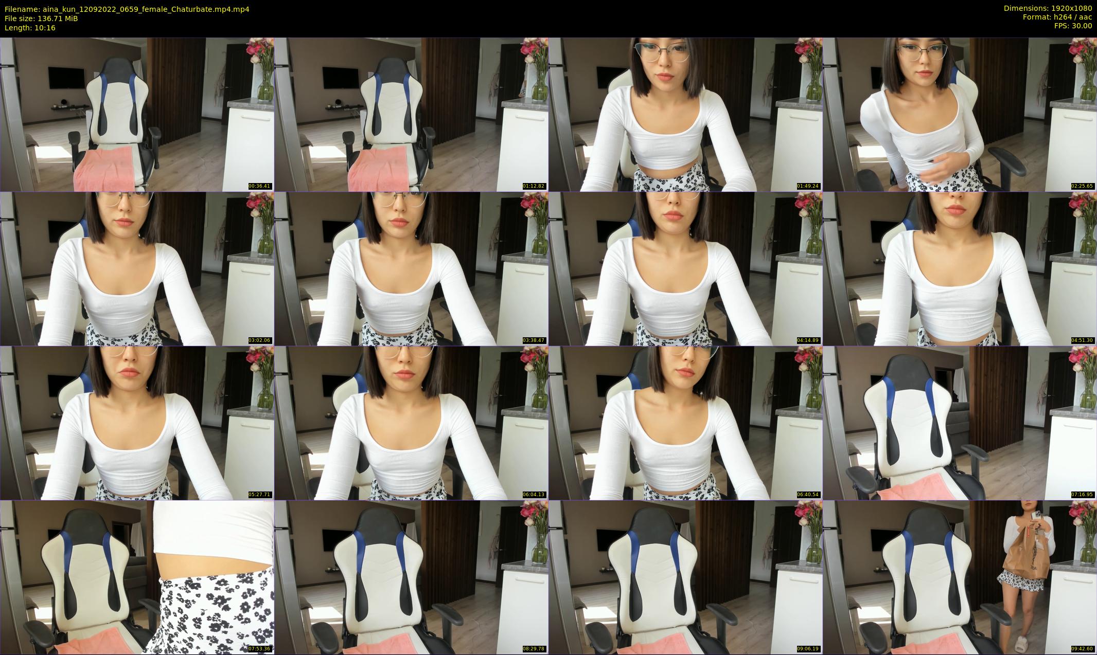 aina_kun — 11 minute Chaturbate female cam show recording, 1080p, Sep 12, 2022