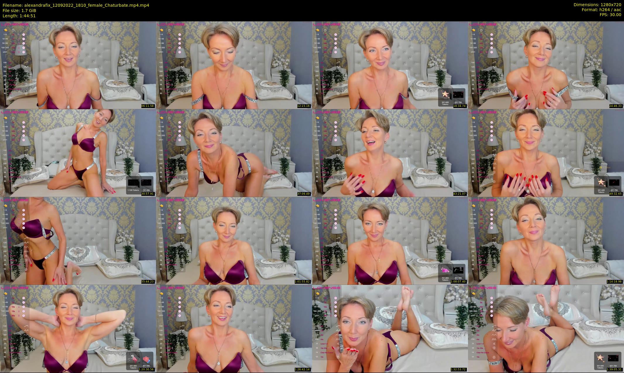alexandrafix — 105 minute Chaturbate female cam show recording, 720p, Sep 12, 2022