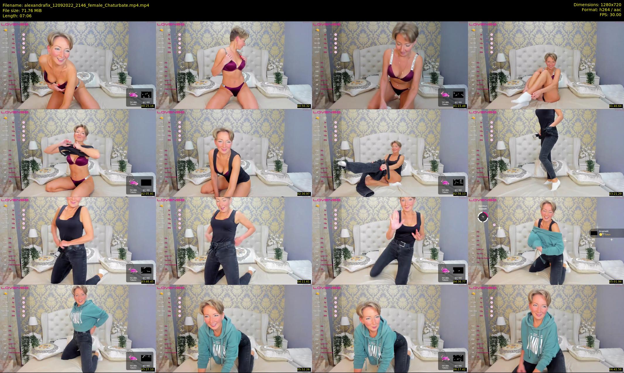 alexandrafix — 8 minute Chaturbate female cam show recording, 720p, Sep 12, 2022