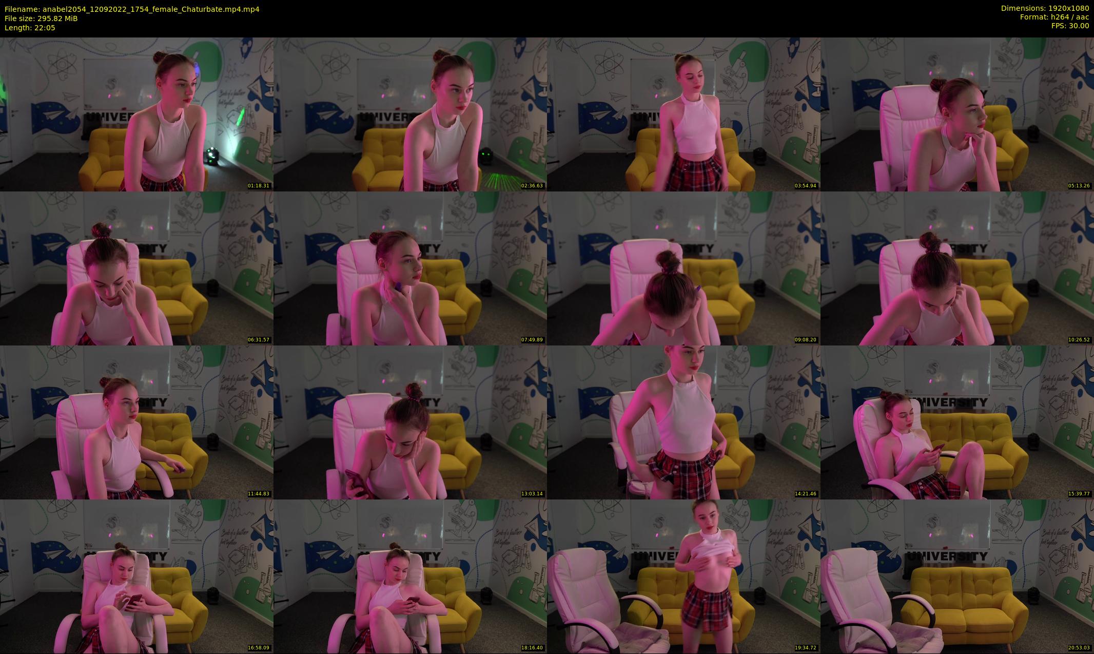 anabel2054 — 23 minute Chaturbate female cam show recording, 1080p, Sep 12, 2022