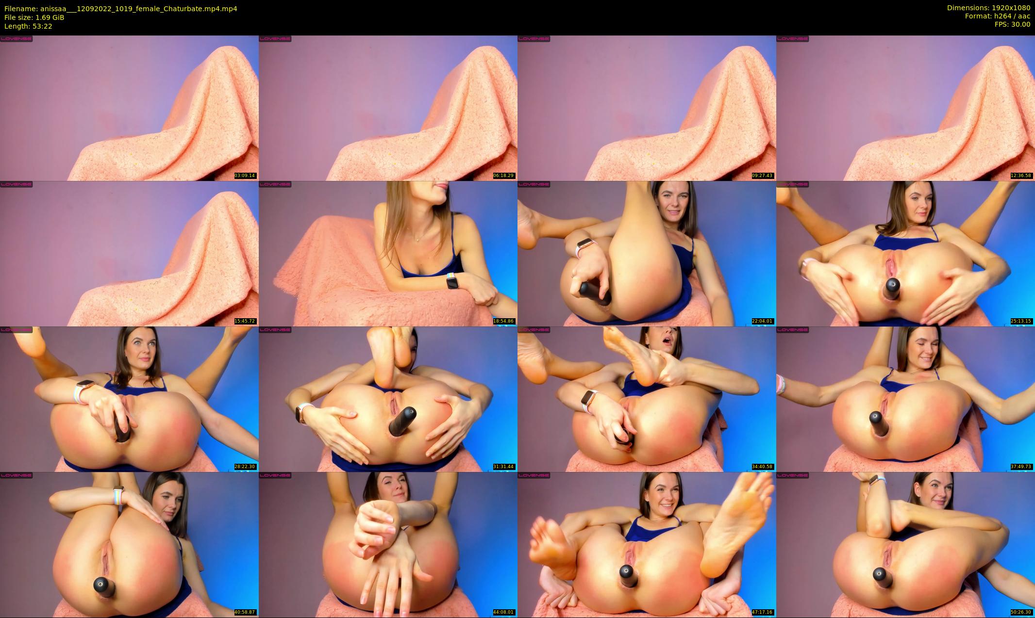 anissaa__ — 54 minute Chaturbate female cam show recording, 1080p, Sep 12, 2022
