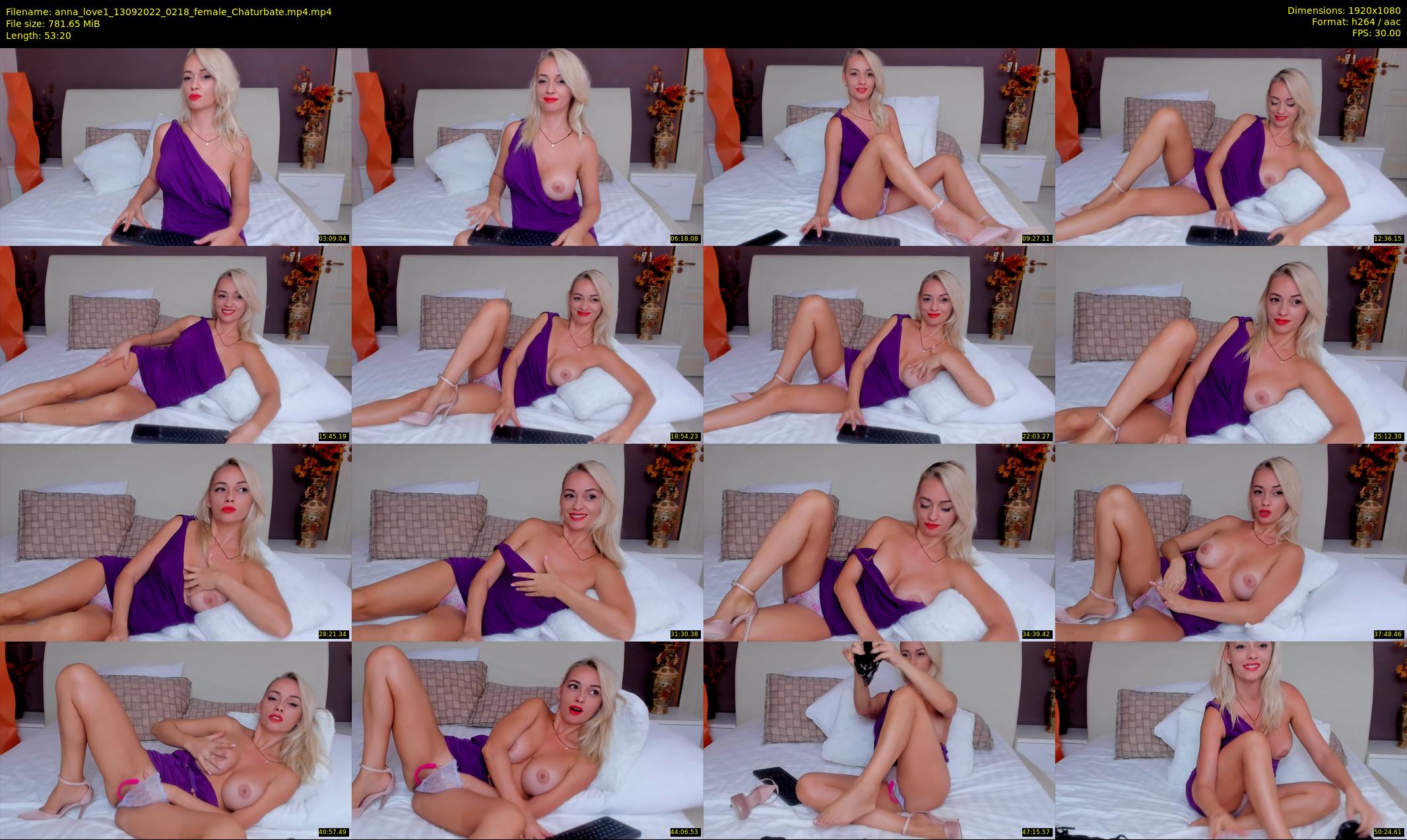 anna_love1 — 54 minute Chaturbate female cam show recording, 1080p, Sep 13, 2022