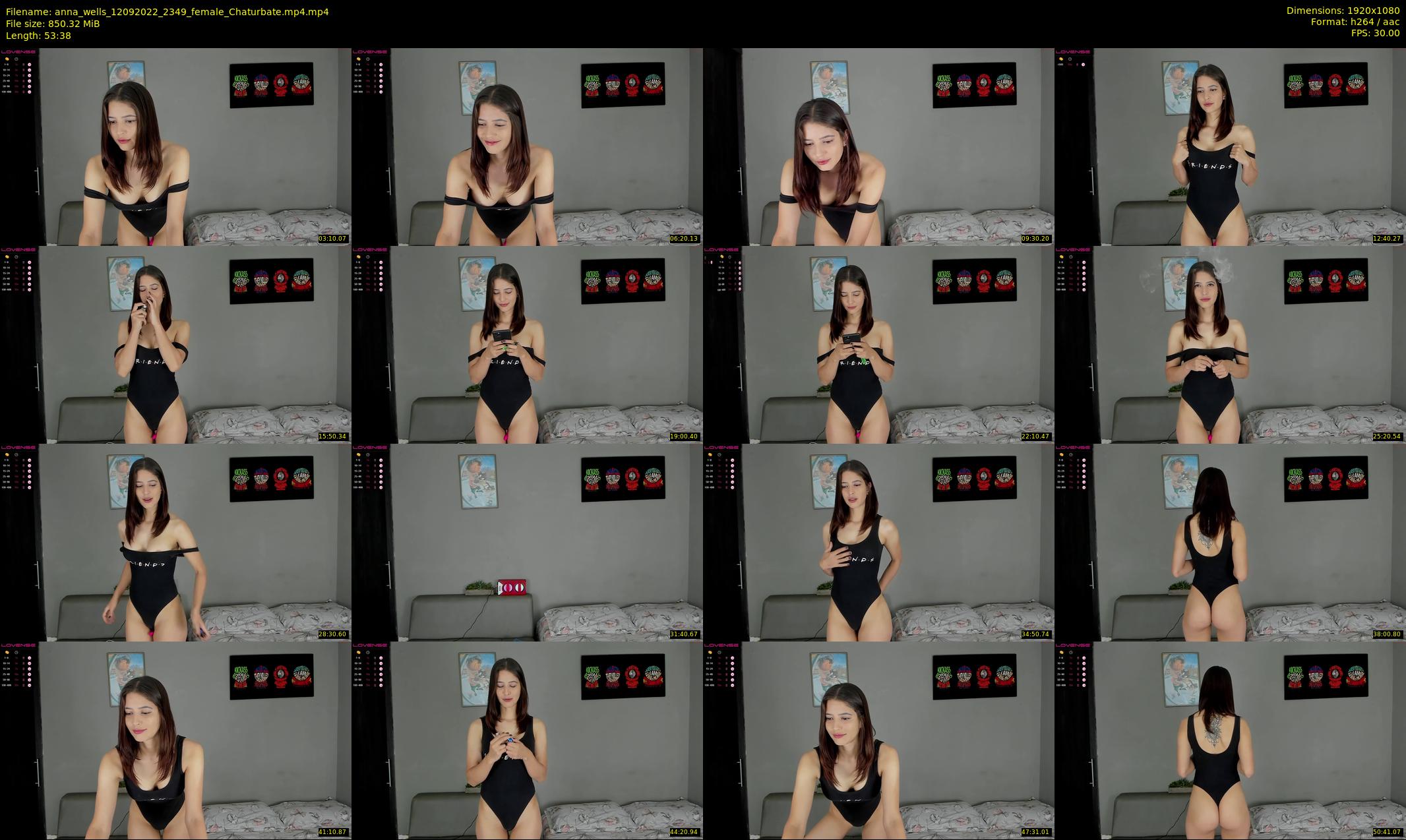 anna_wells — 54 minute Chaturbate female cam show recording, 1080p, Sep 12, 2022