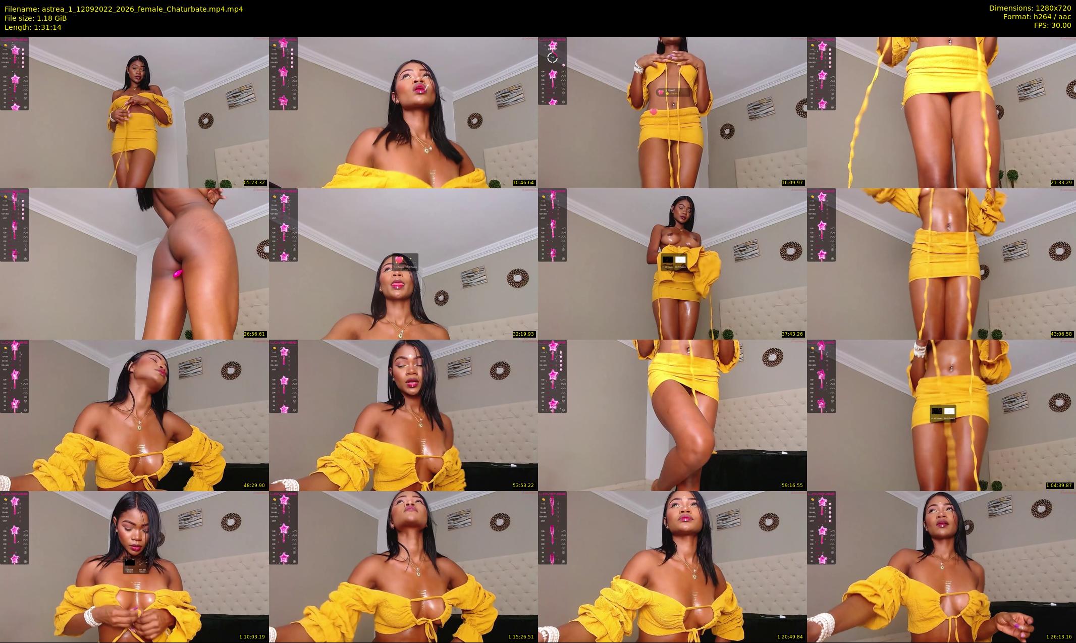 astrea_1 — 92 minute Chaturbate female cam show recording, 720p, Sep 12, 2022