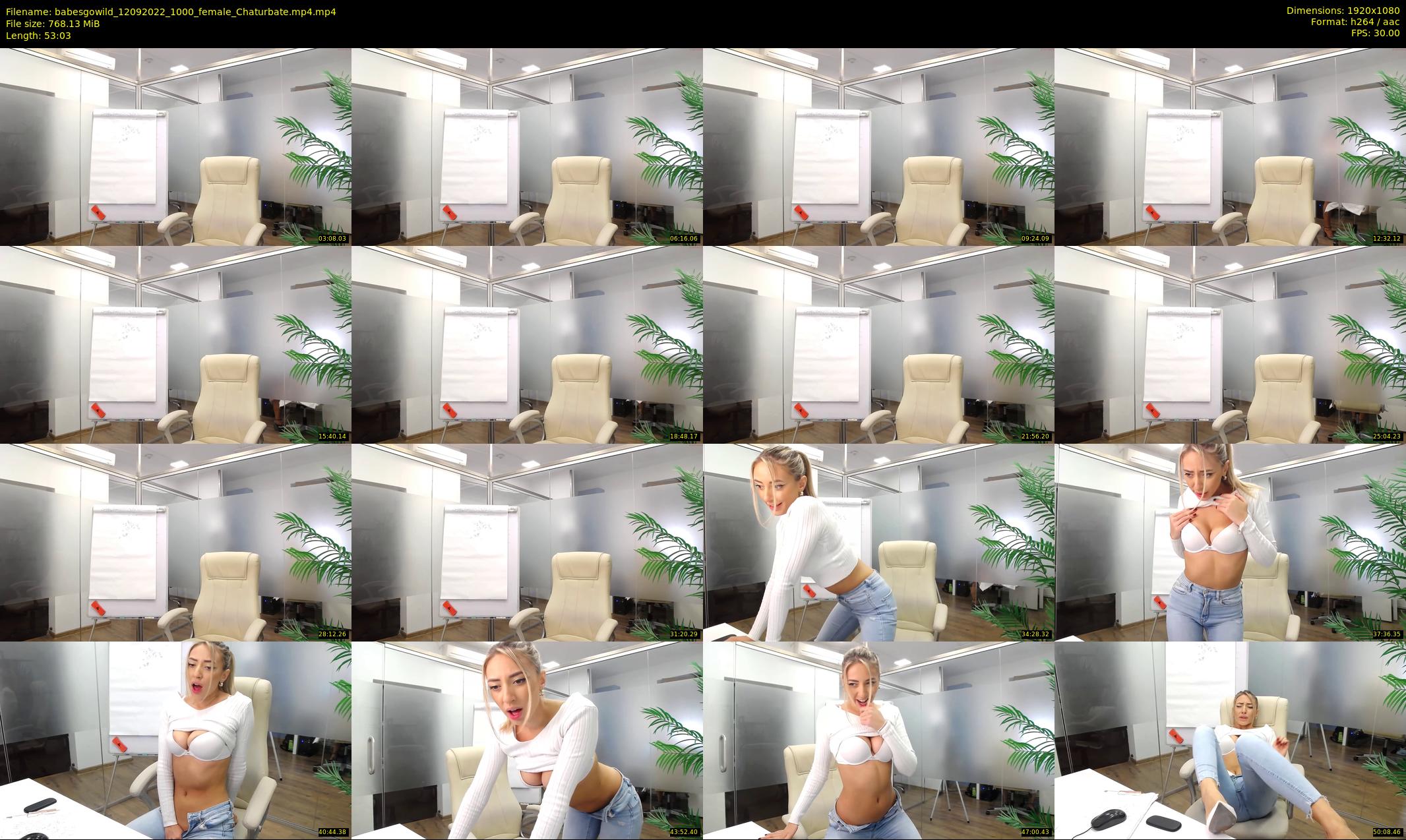babesgowild — 54 minute Chaturbate couple cam show recording, 1080p, Sep 12, 2022