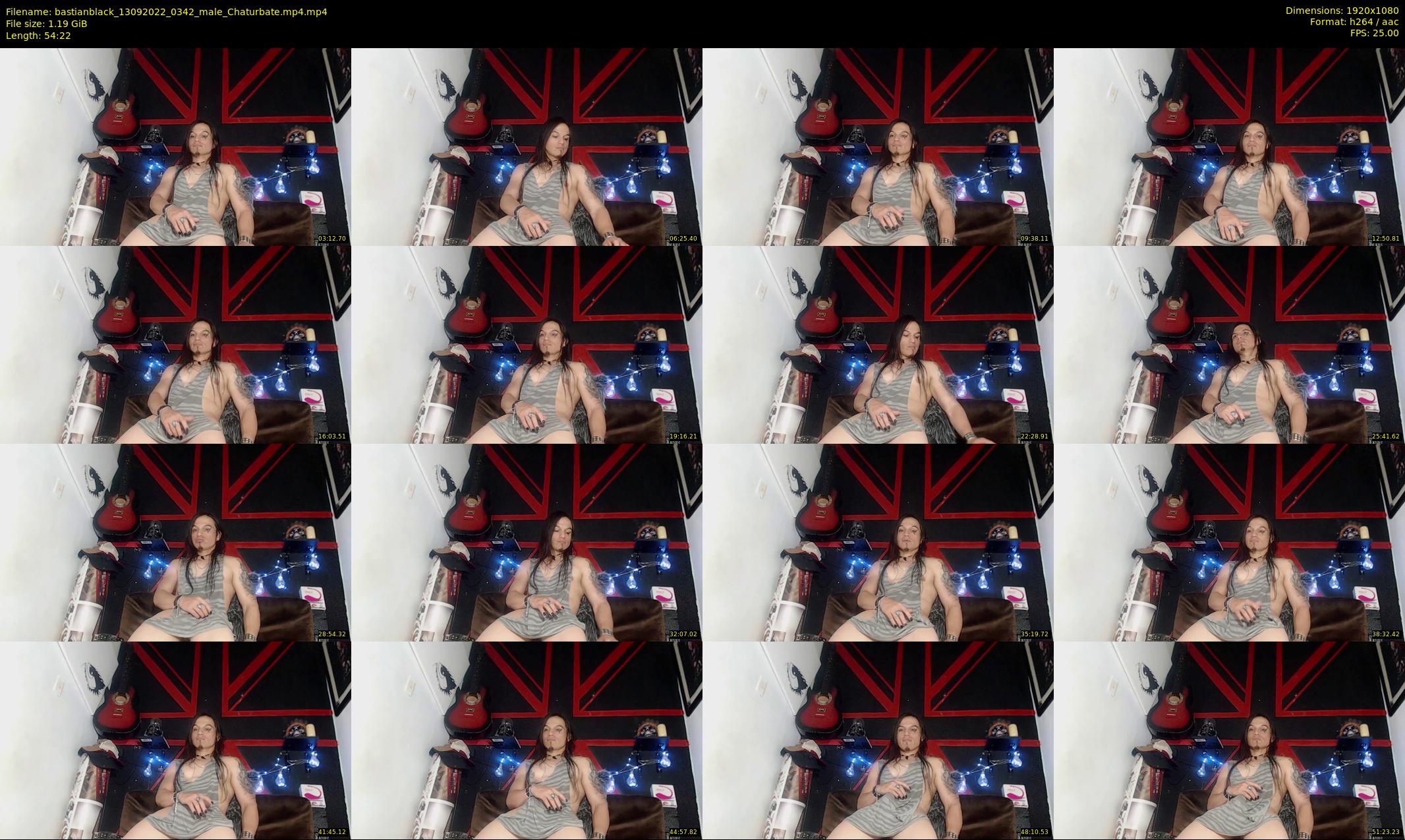 bastianblack — 55 minute Chaturbate male cam show recording, 1080p, Sep 13, 2022