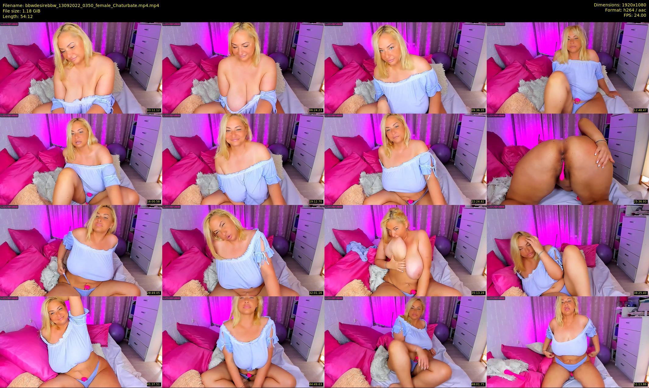 bbwdesirebbw — 55 minute Chaturbate female cam show recording, 1080p, Sep 13, 2022