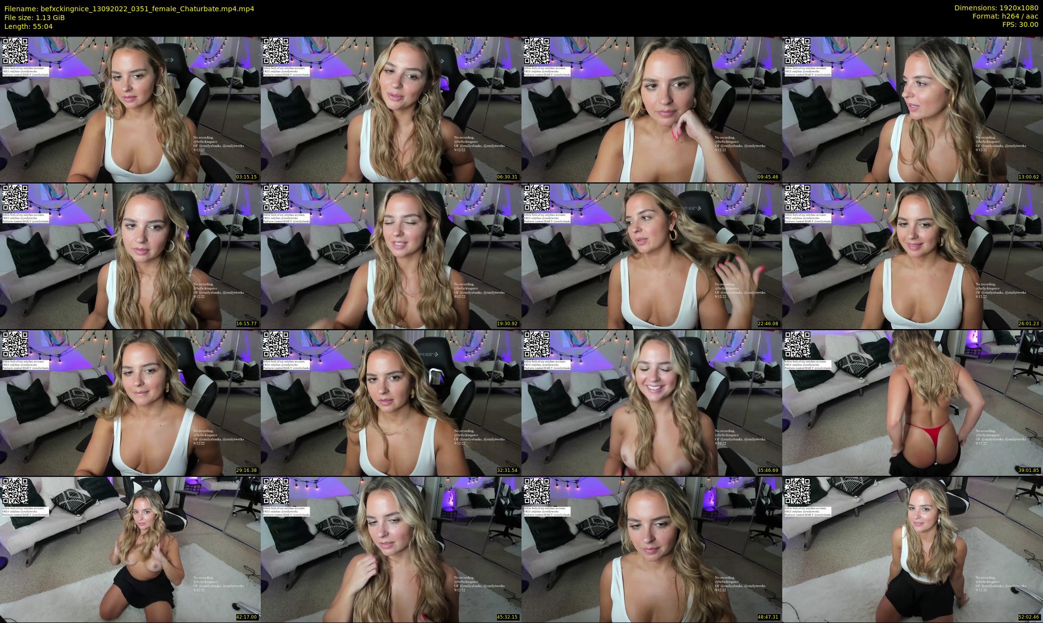 befxckingnice — 56 minute Chaturbate female cam show recording, 1080p, Sep 13, 2022