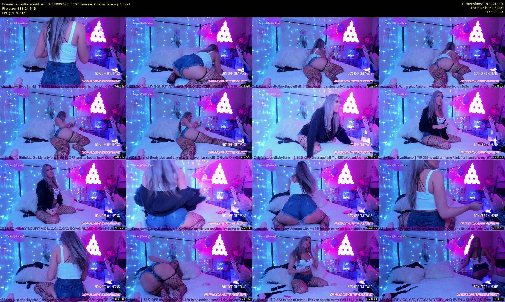 butterybubblebutt — 42 minute Chaturbate couple cam show recording, 1080p, Sep 13, 2022