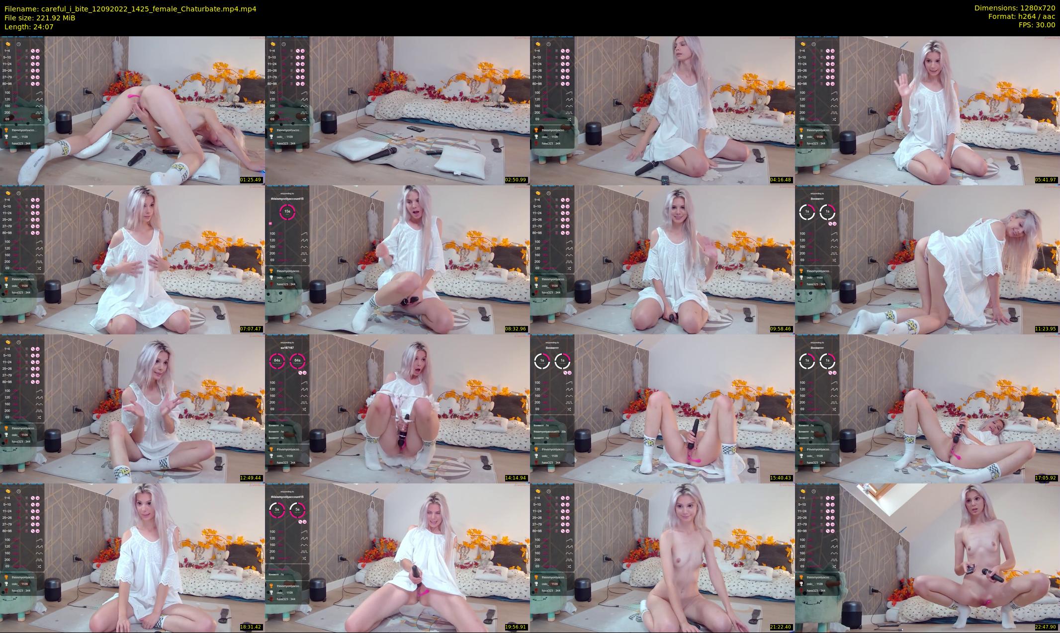 careful_i_bite — 25 minute Chaturbate female cam show recording, 720p, Sep 12, 2022