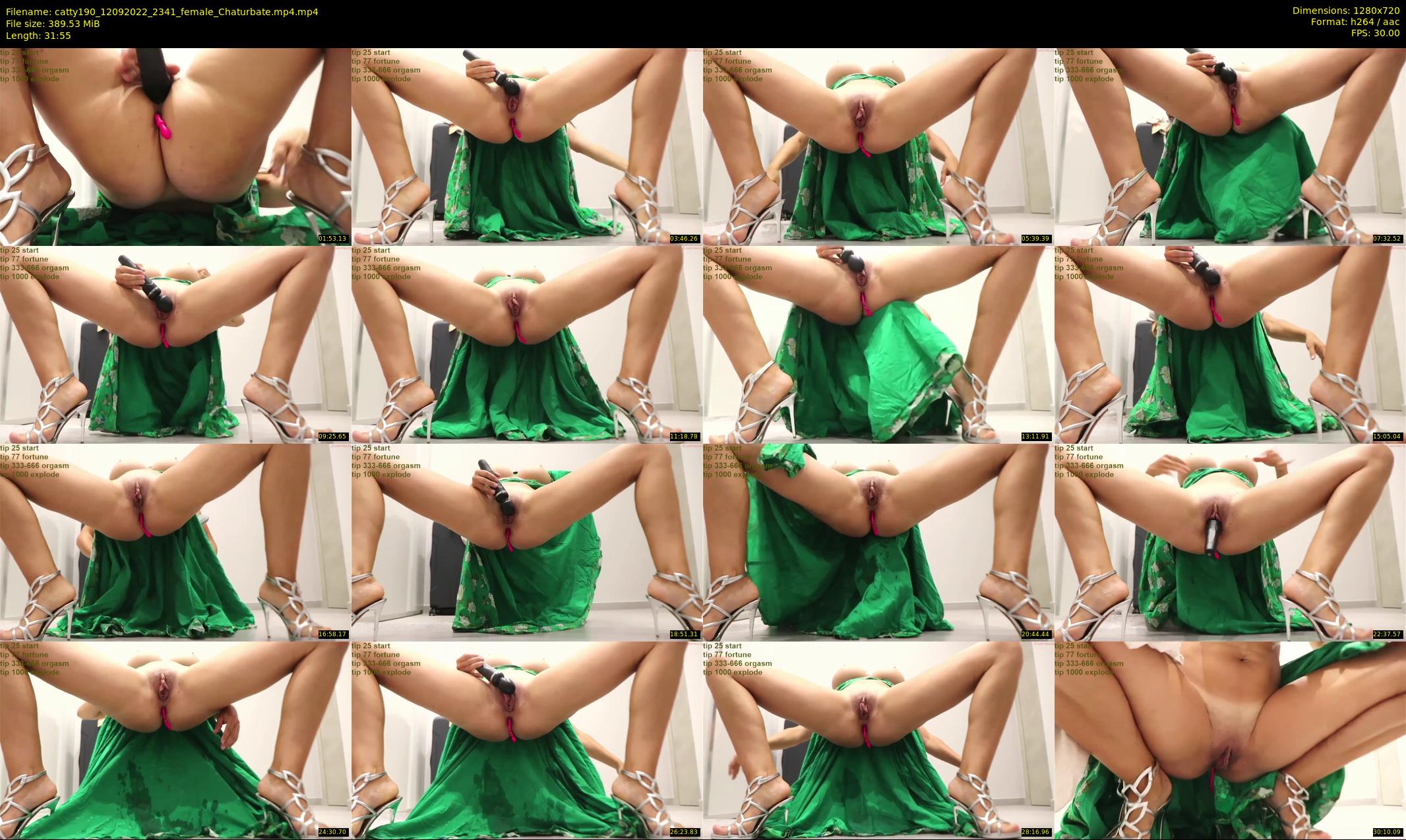 catty190 — 32 minute Chaturbate female cam show recording, 720p, Sep 12, 2022