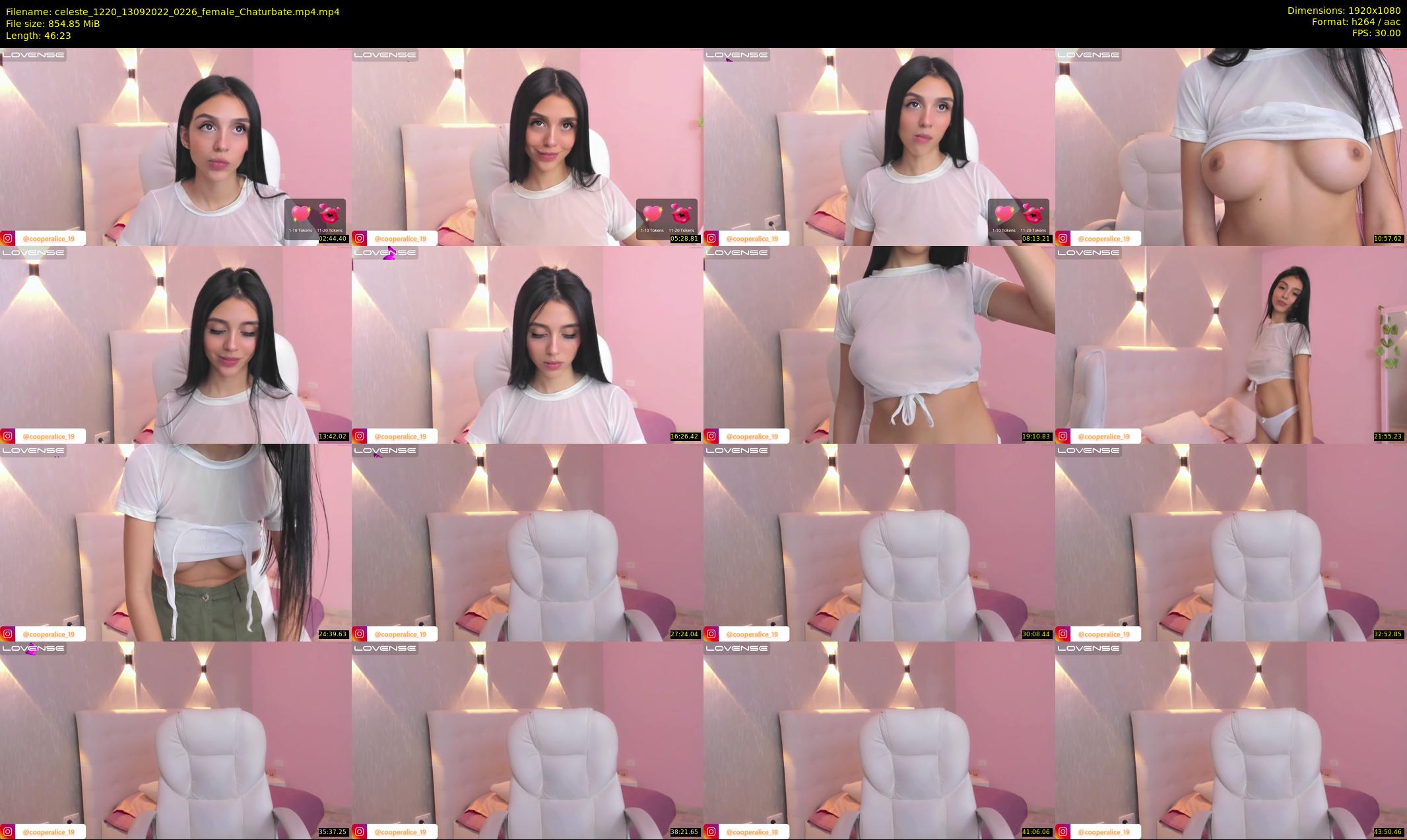 celeste_1220 — 47 minute Chaturbate female cam show recording, 1080p, Sep 13, 2022