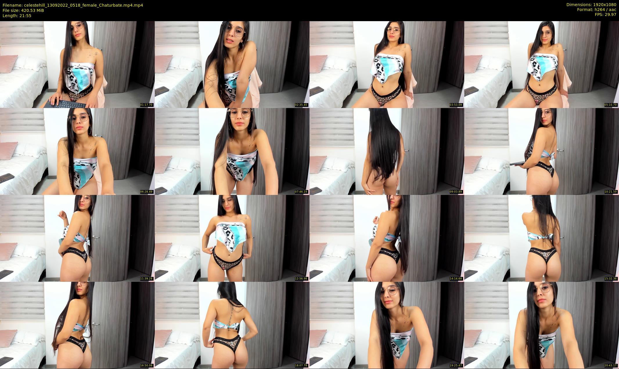 celestehill — 22 minute Chaturbate female cam show recording, 1080p, Sep 13, 2022