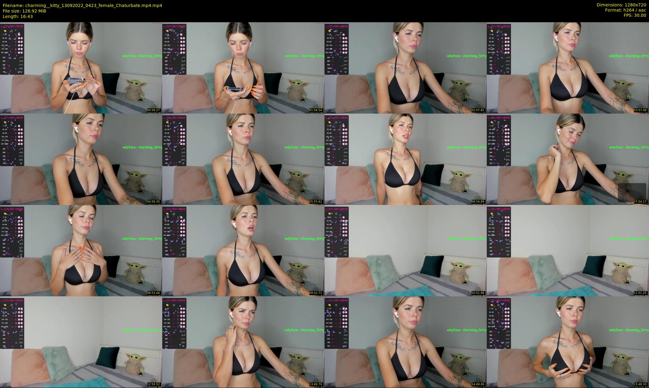 charming__kitty — 17 minute Chaturbate female cam show recording, 720p, Sep 13, 2022