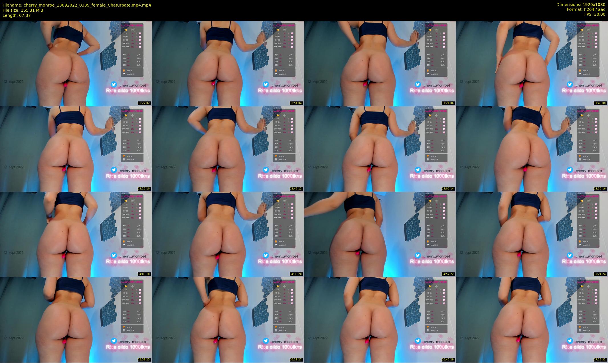 cherry_monroe — 8 minute Chaturbate female cam show recording, 1080p, Sep 13, 2022