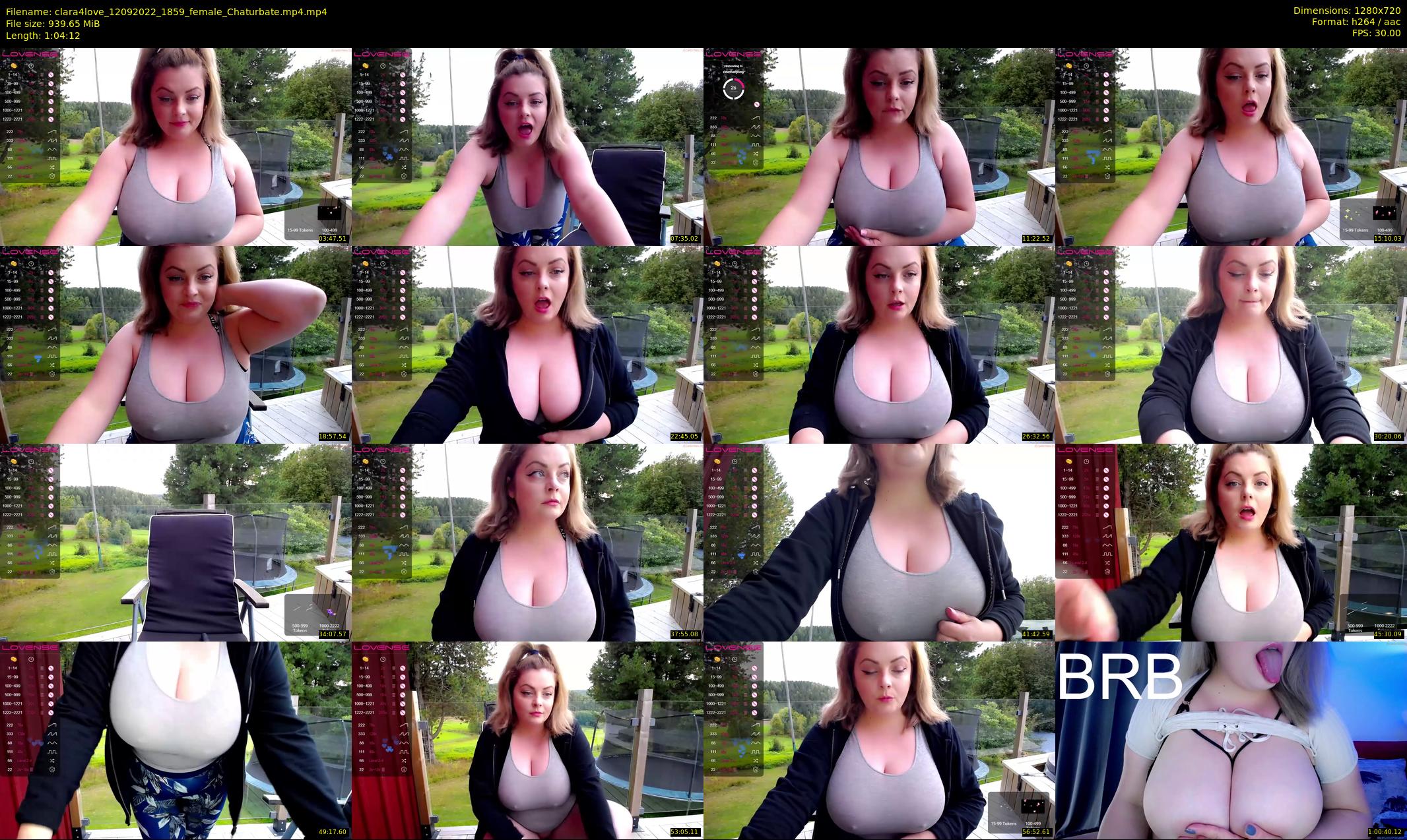 clara4love — 65 minute Chaturbate female cam show recording, 720p, Sep 12, 2022