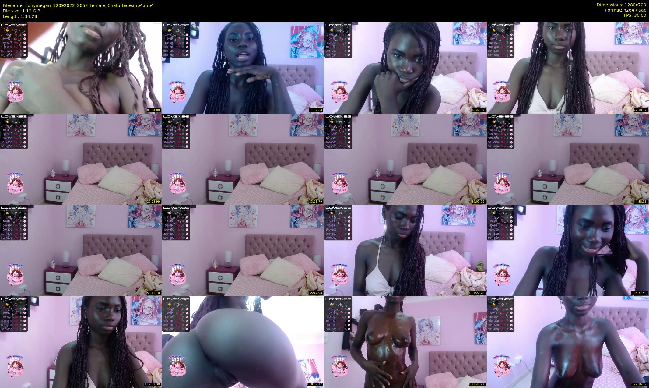 conymegan — 95 minute Chaturbate female cam show recording, 720p, Sep 12, 2022