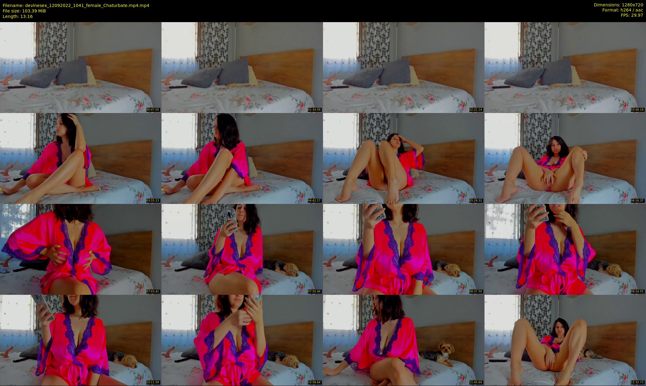 devinesex — 14 minute Chaturbate female cam show recording, 720p, Sep 12, 2022