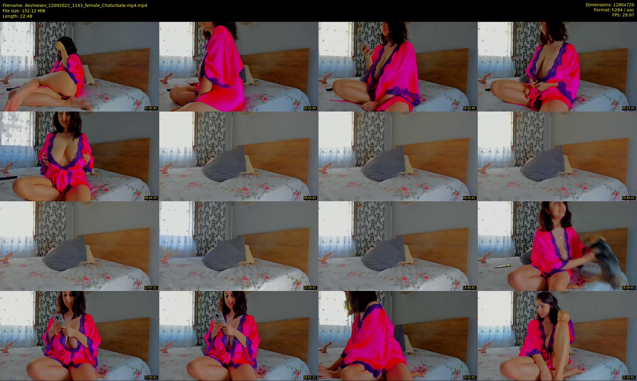 devinesex — 23 minute Chaturbate female cam show recording, 720p, Sep 12, 2022