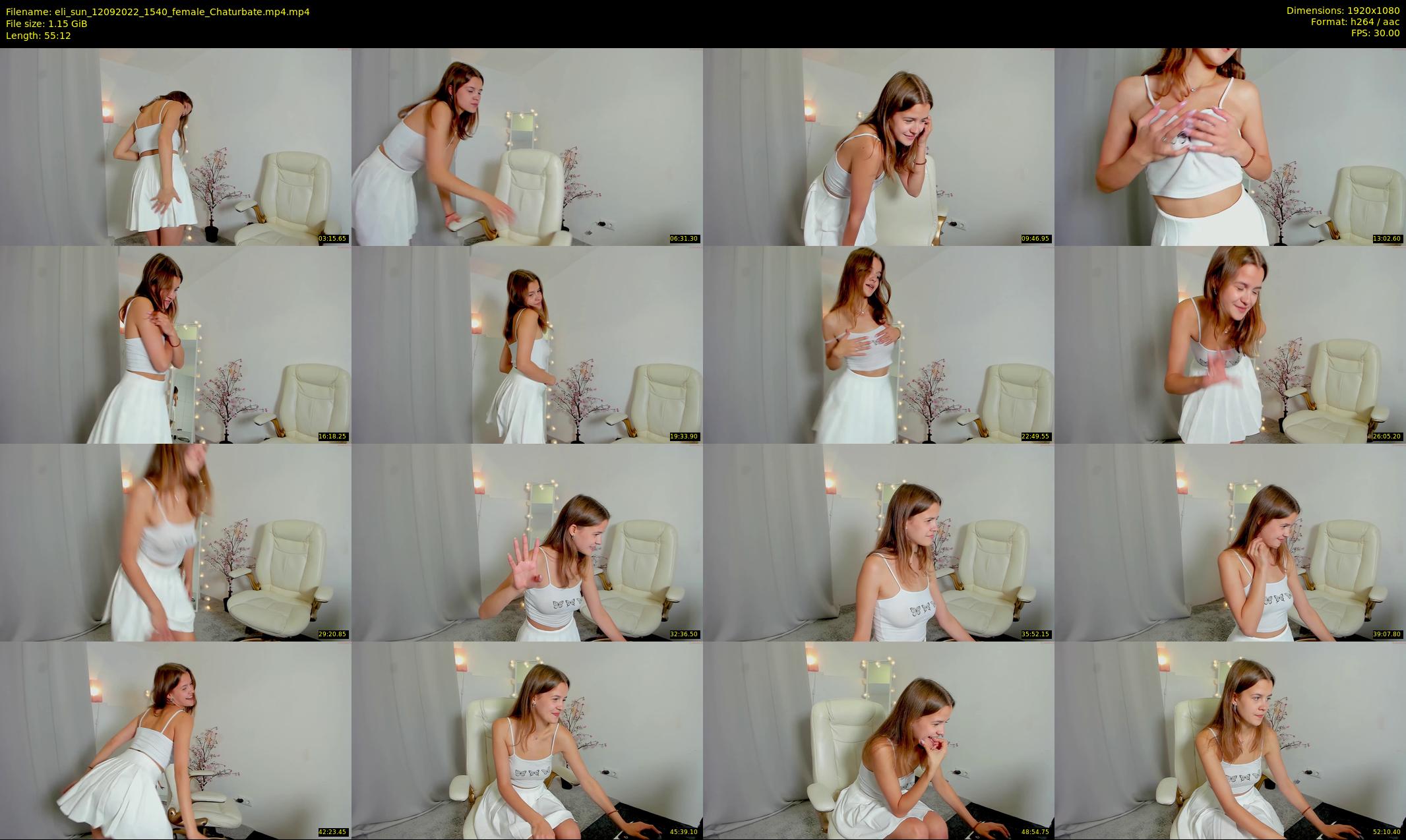 eli_sun — 56 minute Chaturbate female cam show recording, 1080p, Sep 12, 2022
