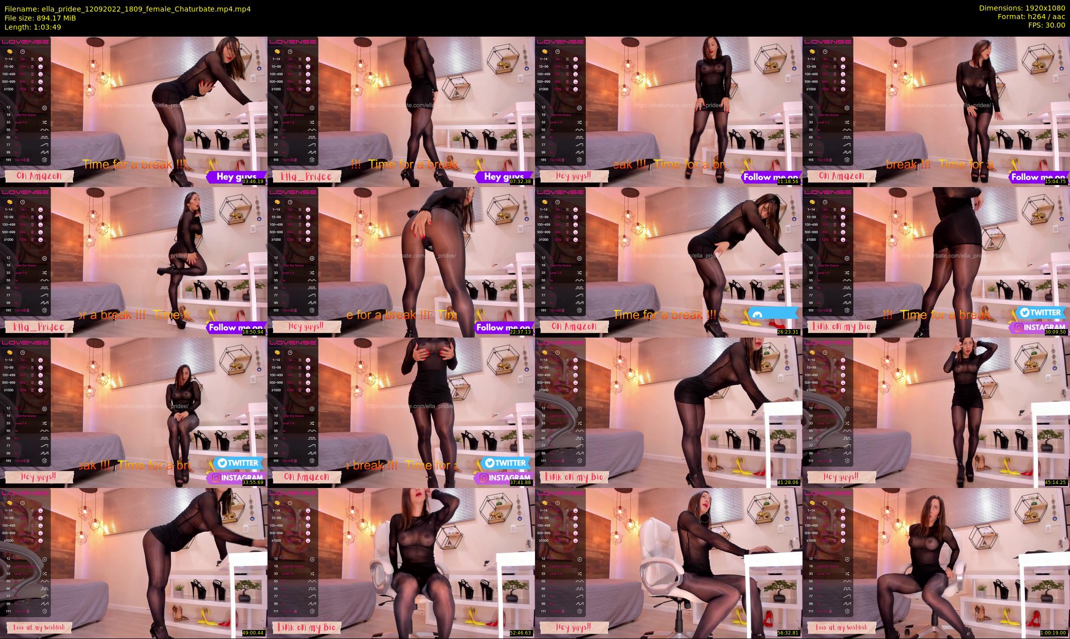 ella_pridee — 64 minute Chaturbate female cam show recording, 1080p, Sep 12, 2022