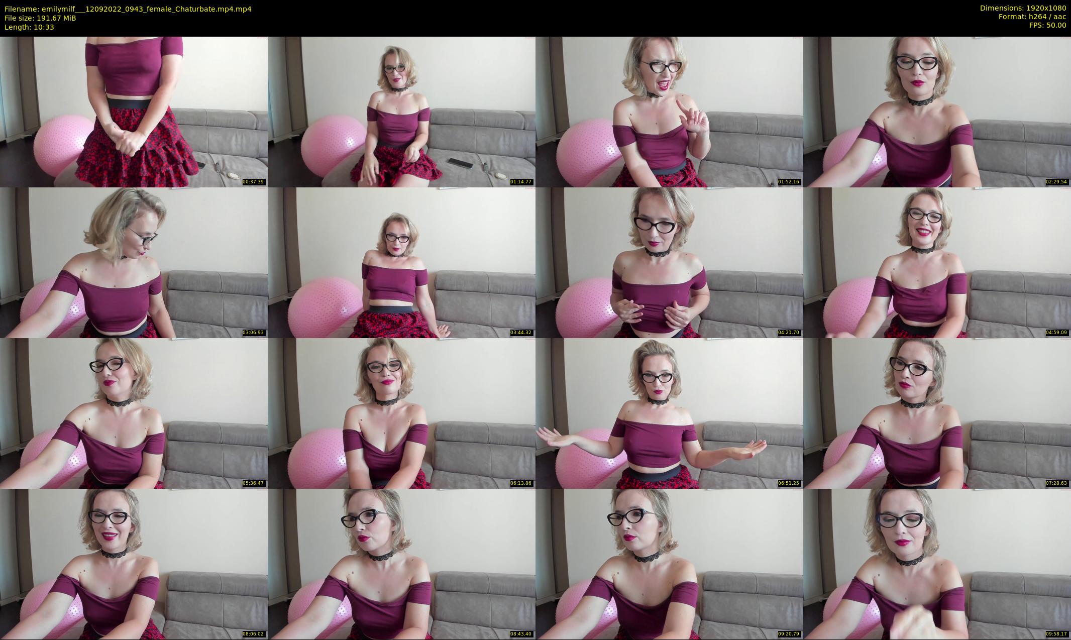 emilymilf__ — 11 minute Chaturbate female cam show recording, 1080p, Sep 12, 2022