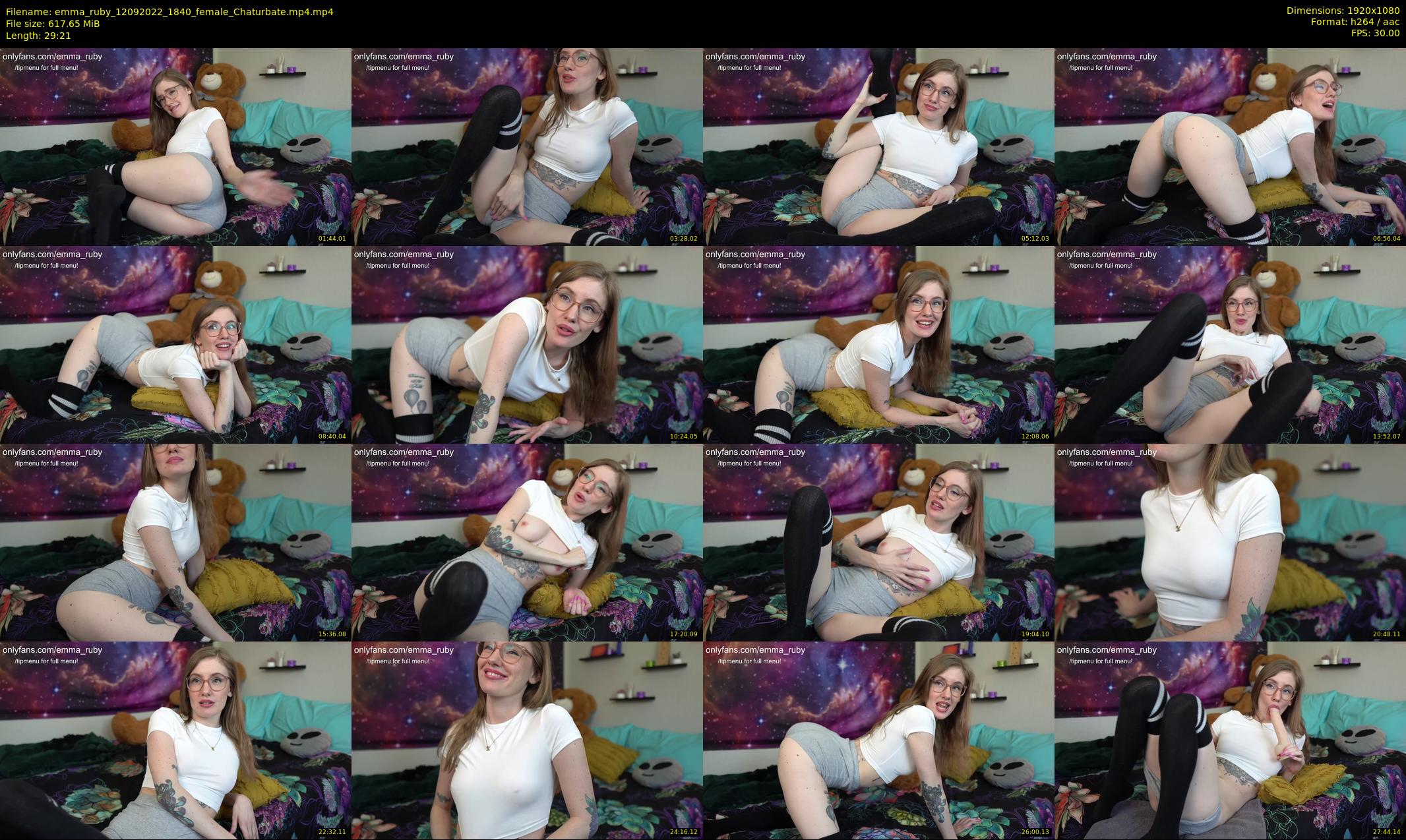 emma_ruby — 30 minute Chaturbate female cam show recording, 1080p, Sep 12, 2022