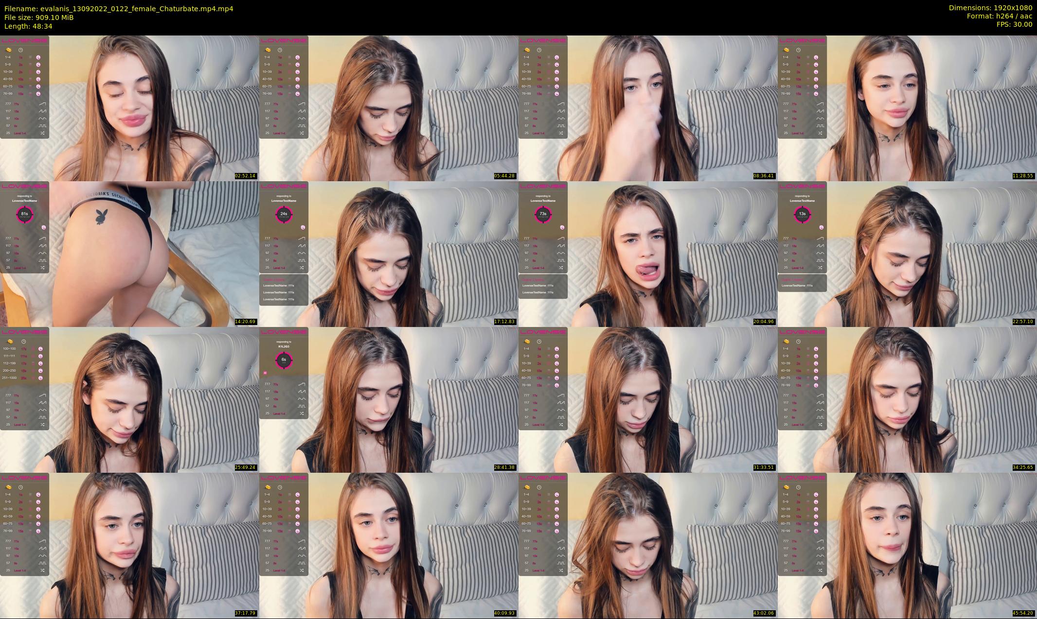 evalanis — 49 minute Chaturbate couple cam show recording, 1080p, Sep 13, 2022