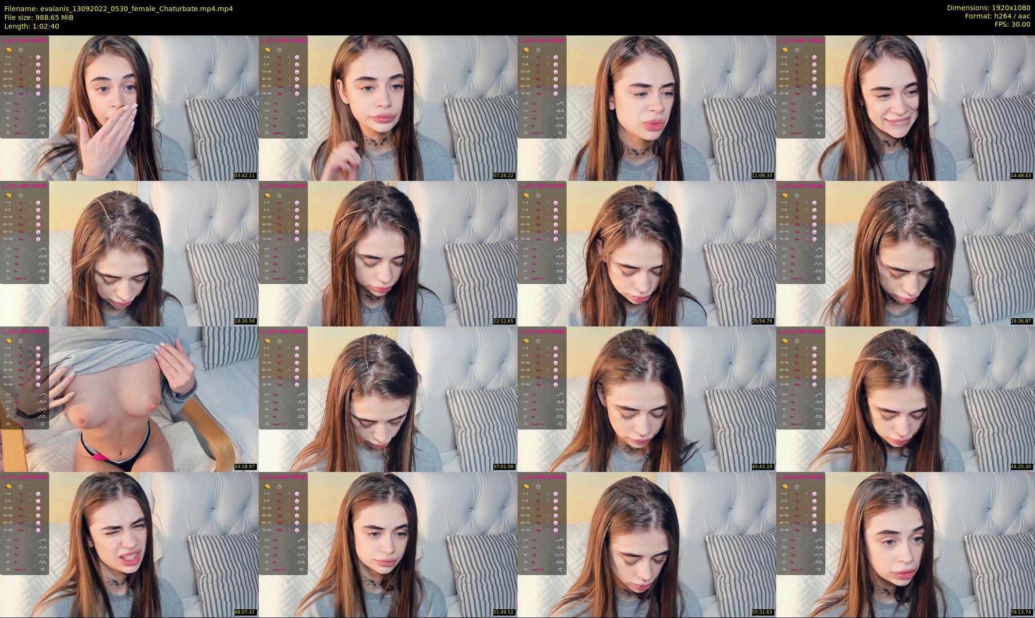 evalanis — 63 minute Chaturbate couple cam show recording, 1080p, Sep 13, 2022