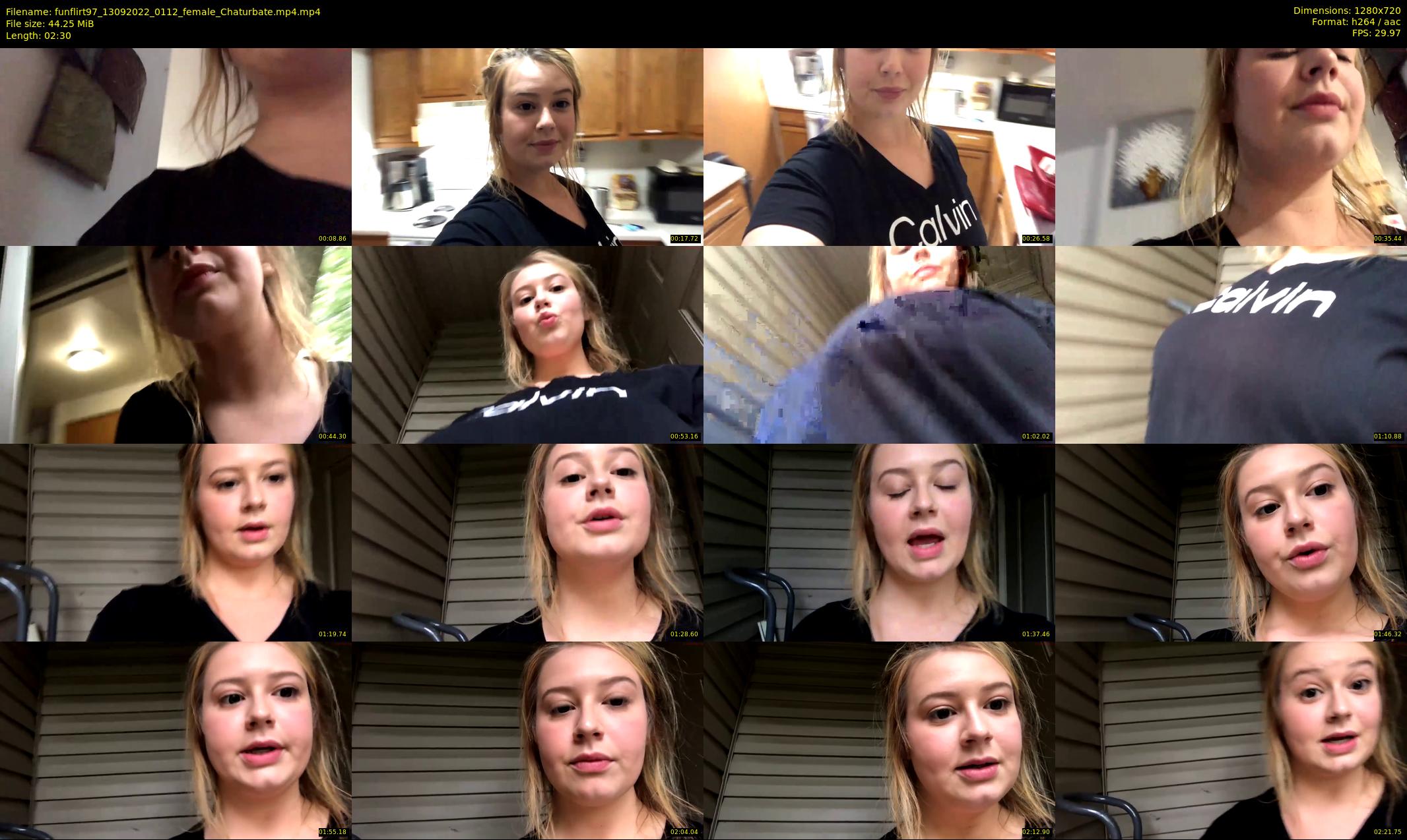 funflirt97 — 3 minute Chaturbate female cam show recording, 720p, Sep 13, 2022
