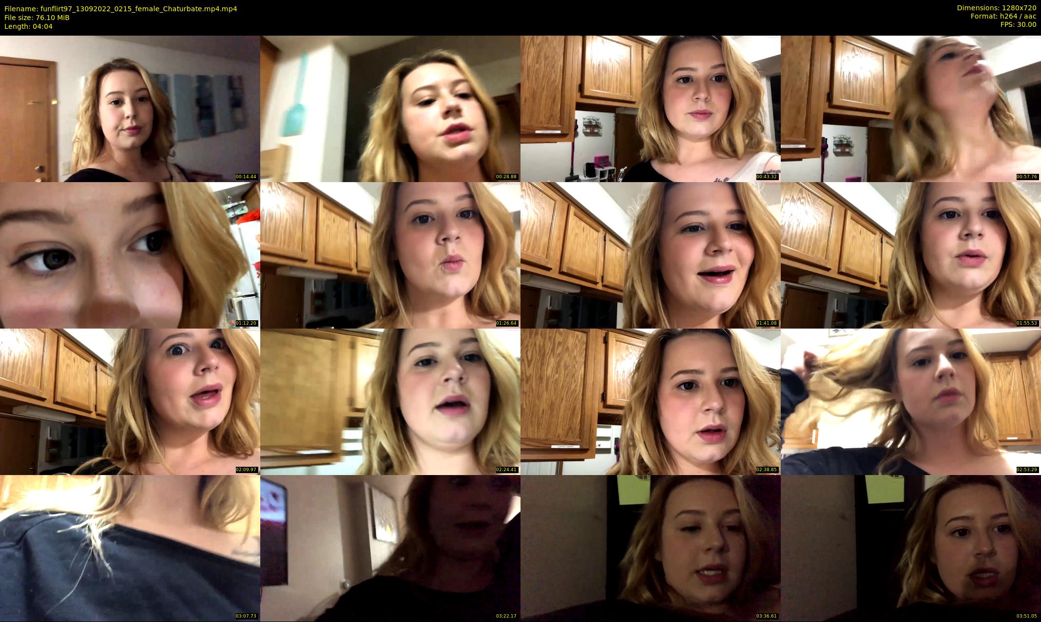 funflirt97 — 5 minute Chaturbate female cam show recording, 720p, Sep 13, 2022