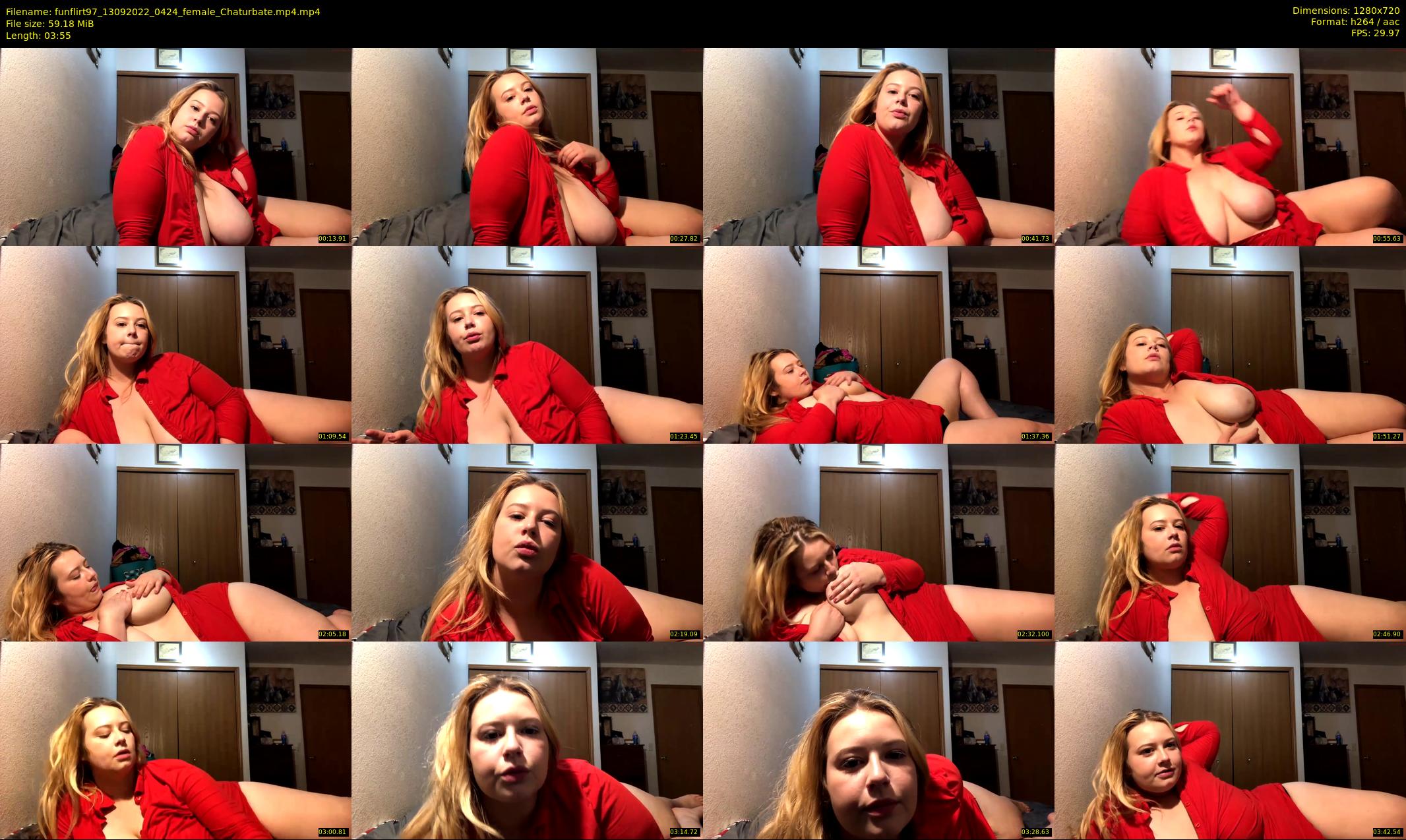 funflirt97 — 4 minute Chaturbate female cam show recording, 720p, Sep 13, 2022