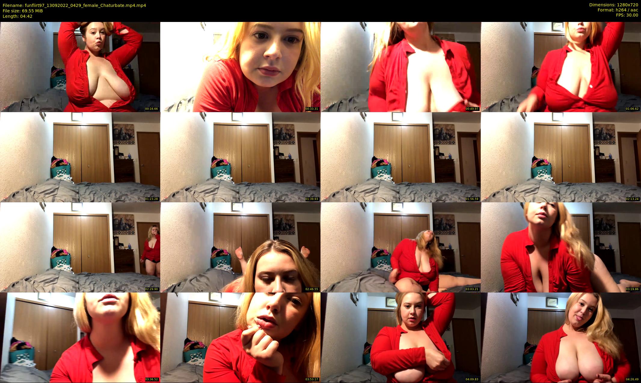 funflirt97 — 5 minute Chaturbate female cam show recording, 720p, Sep 13, 2022