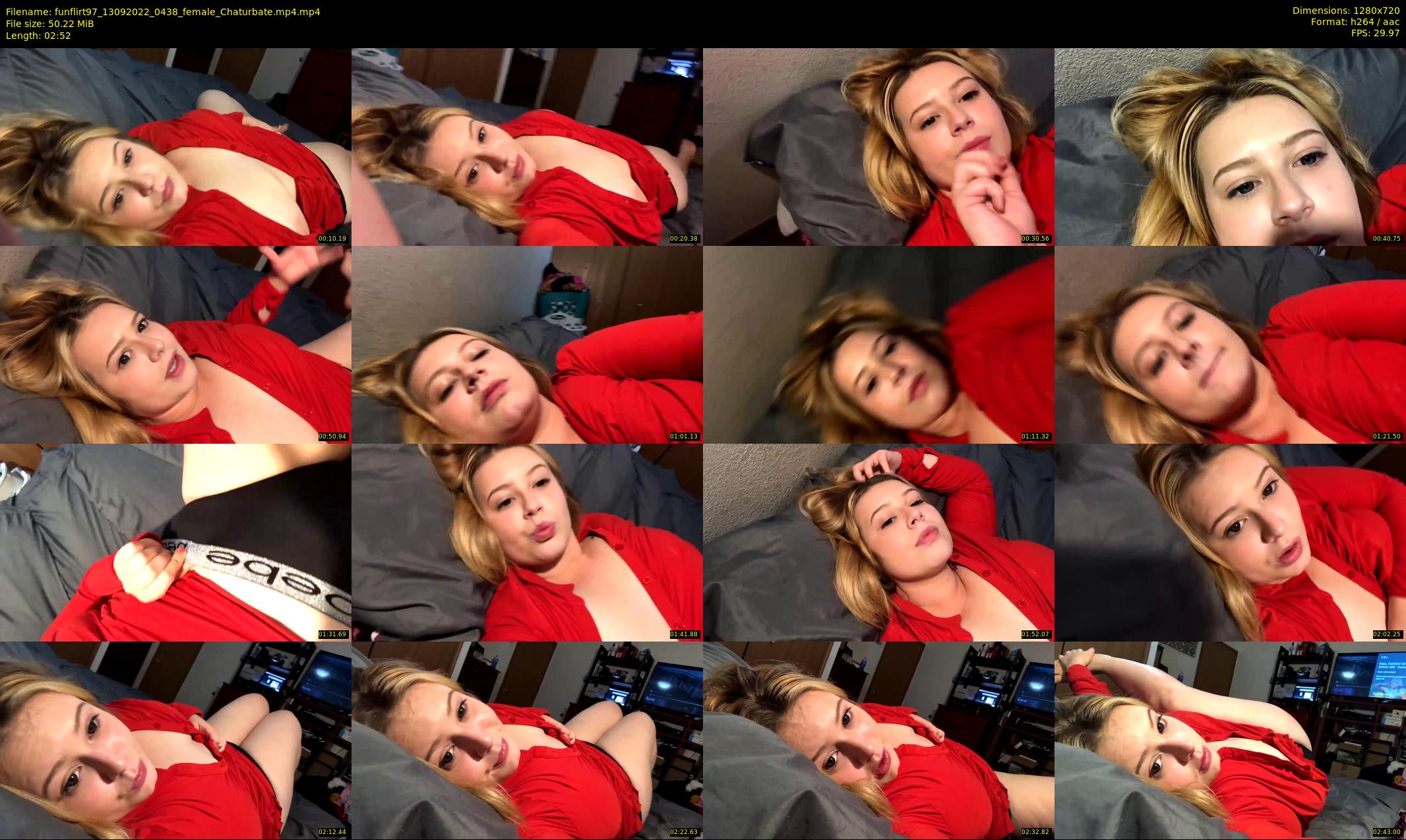 funflirt97 — 3 minute Chaturbate female cam show recording, 720p, Sep 13, 2022