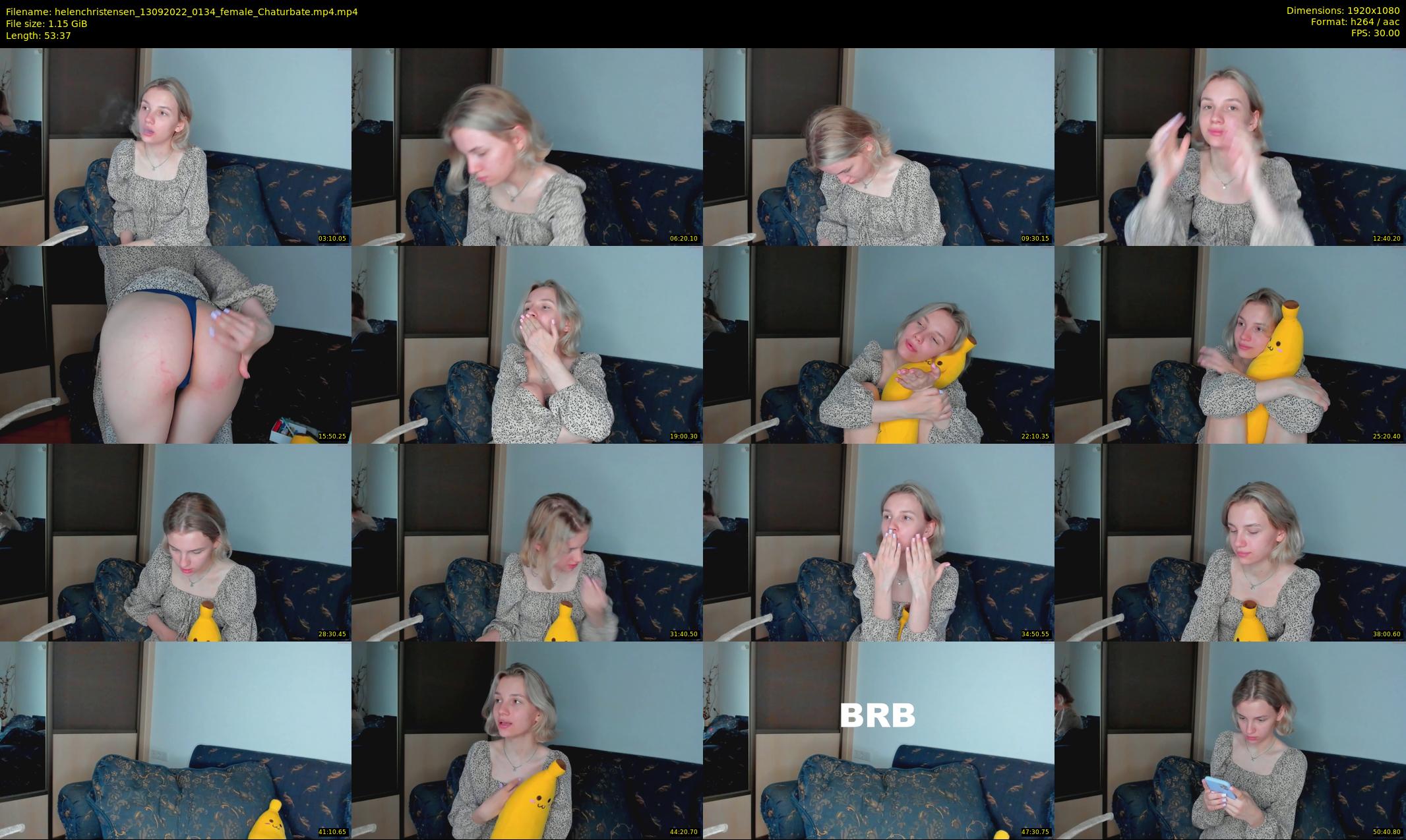 helenchristensen — 54 minute Chaturbate female cam show recording, 1080p, Sep 13, 2022