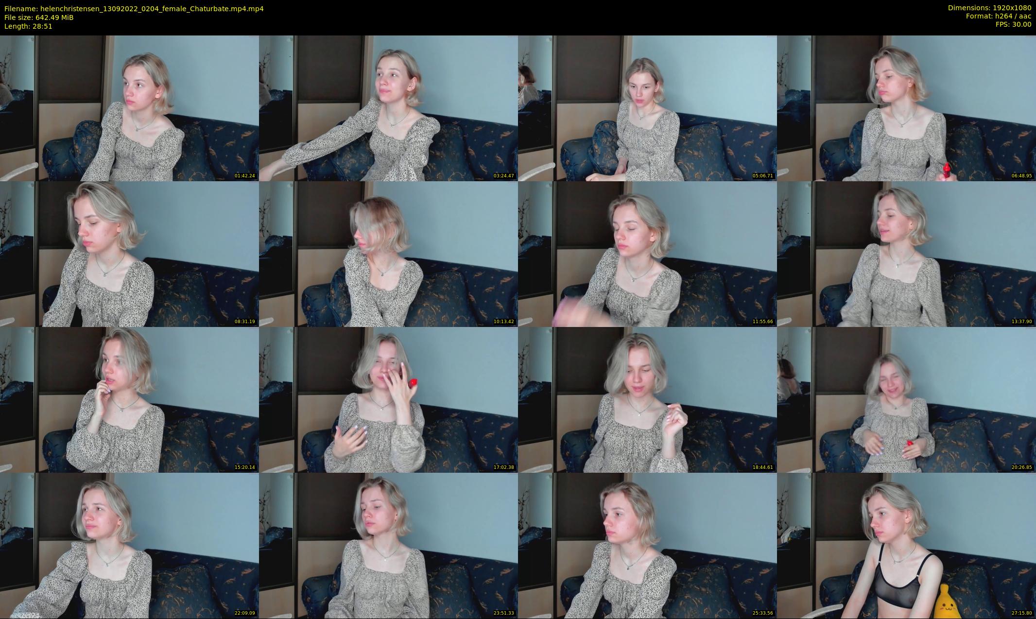 helenchristensen — 29 minute Chaturbate female cam show recording, 1080p, Sep 13, 2022