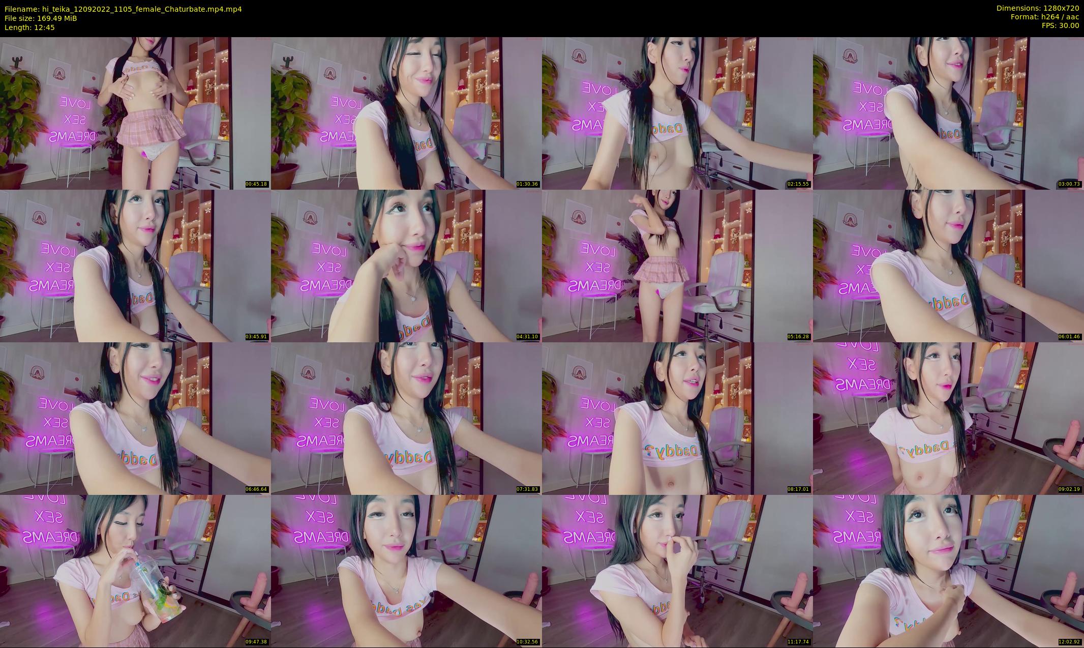 hi_teika — 13 minute Chaturbate female cam show recording, 720p, Sep 12, 2022