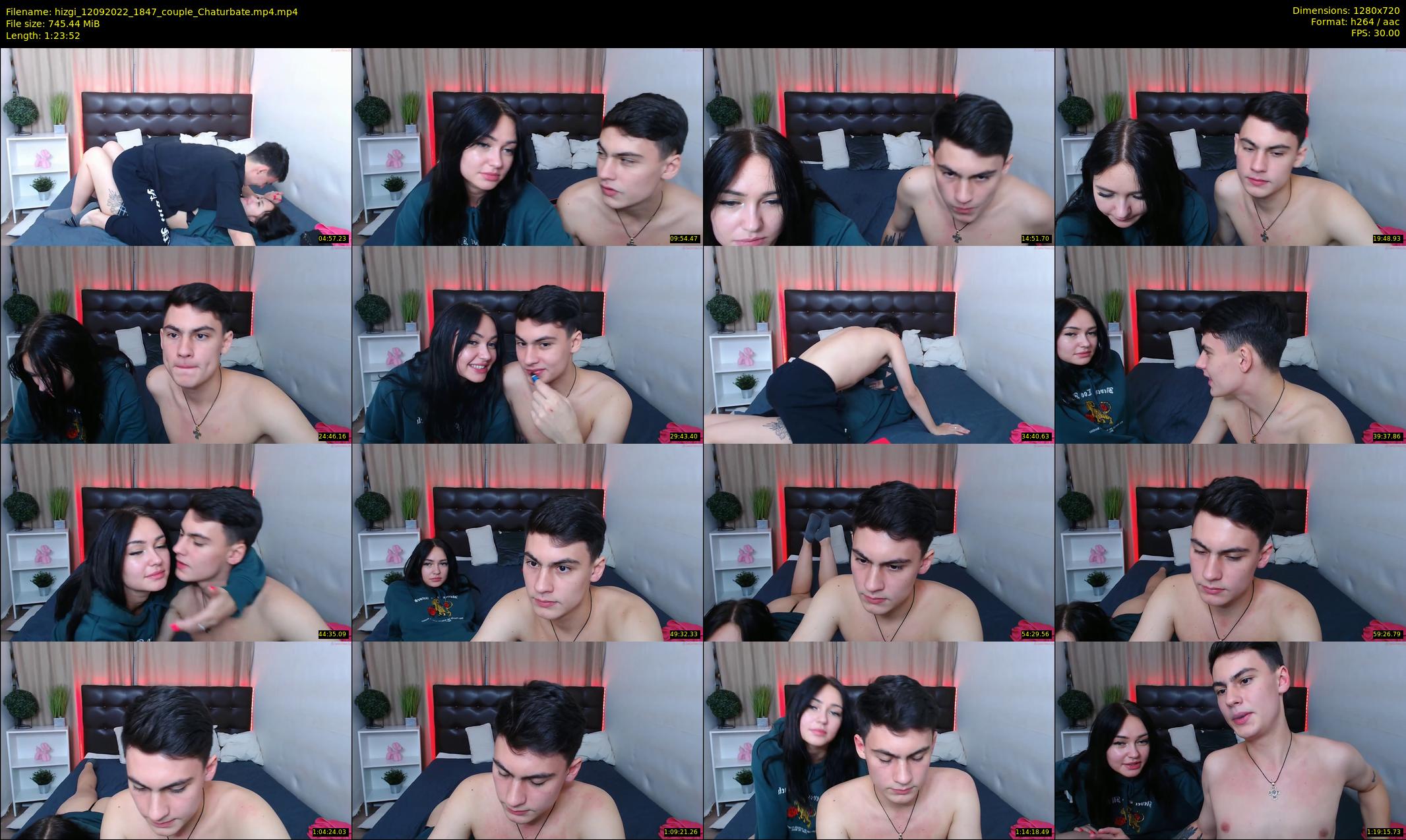 hizgi — 84 minute Chaturbate couple cam show recording, 720p, Sep 12, 2022