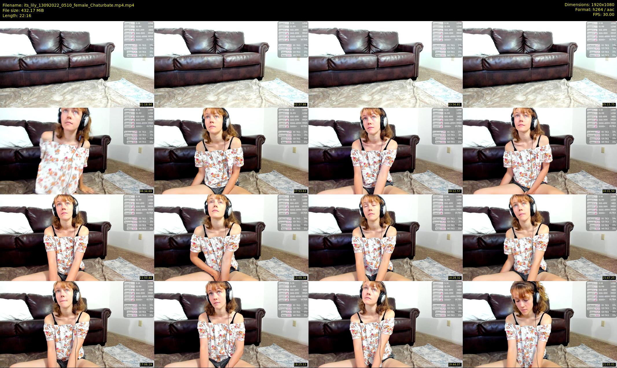 its_lily — 23 minute Chaturbate female cam show recording, 1080p, Sep 13, 2022
