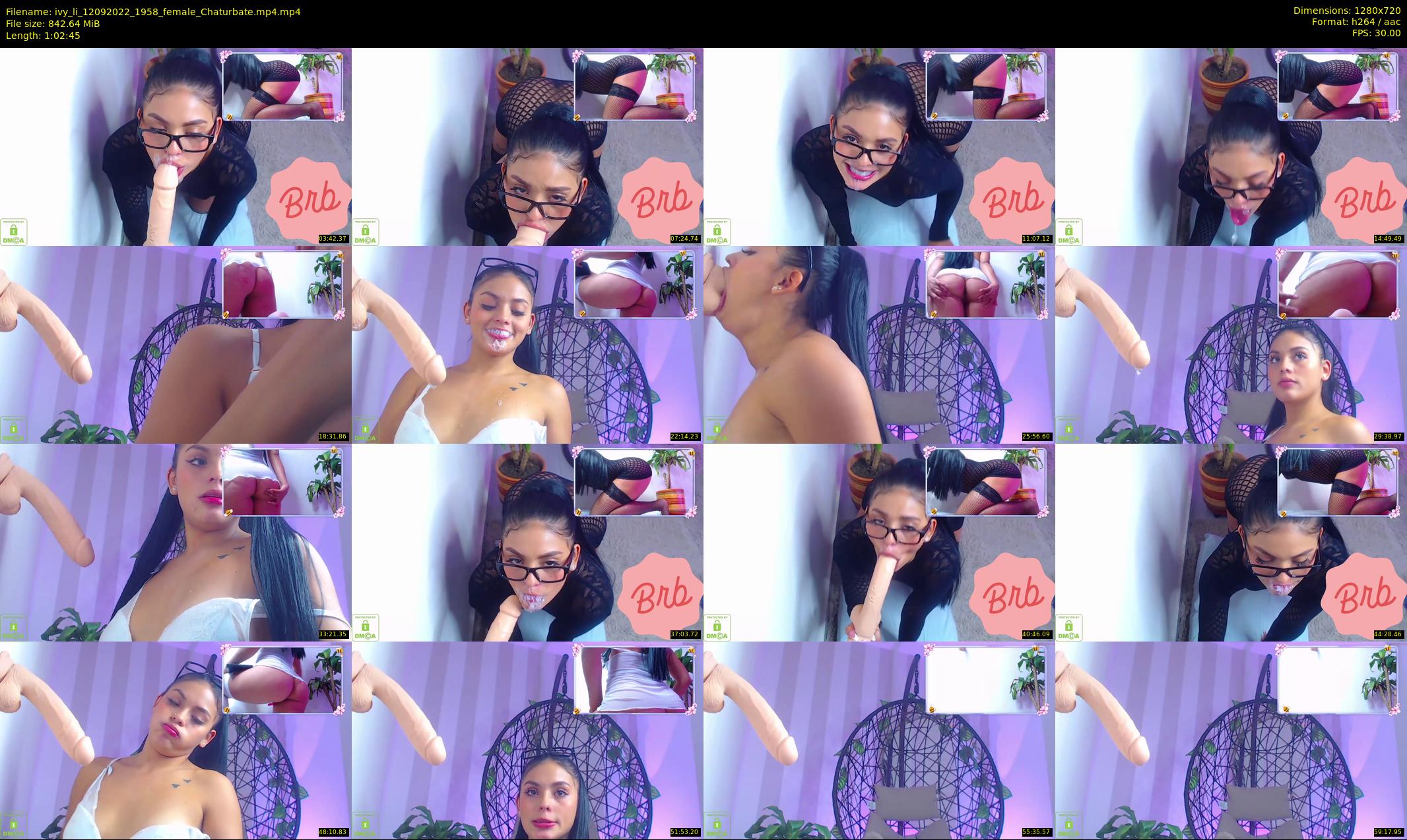 ivy_li — 63 minute Chaturbate female cam show recording, 720p, Sep 12, 2022
