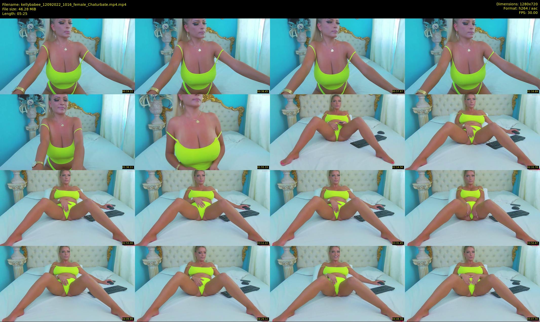 kellybabee — 6 minute Chaturbate female cam show recording, 720p, Sep 12, 2022