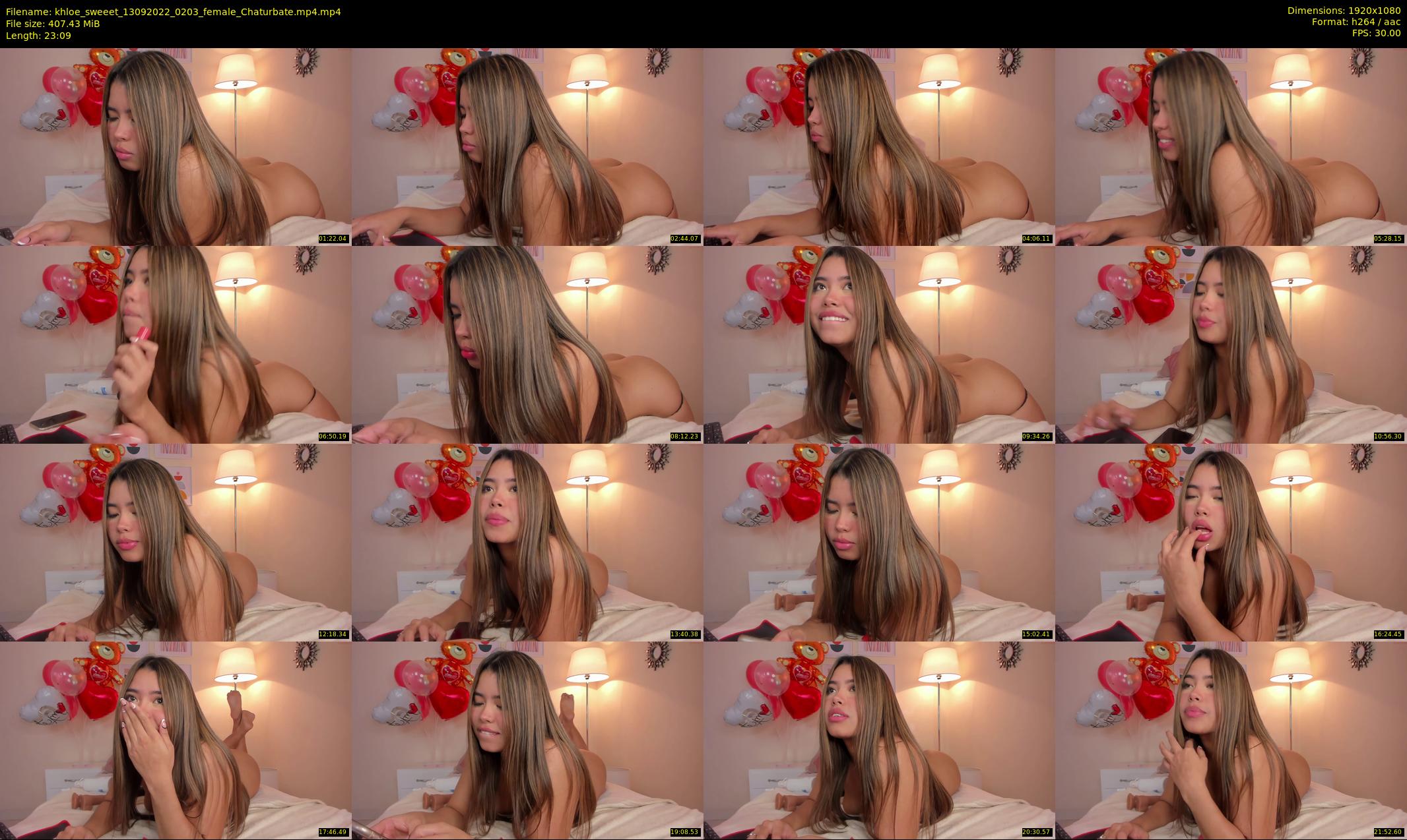 khloe_sweeet — 24 minute Chaturbate female cam show recording, 1080p, Sep 13, 2022
