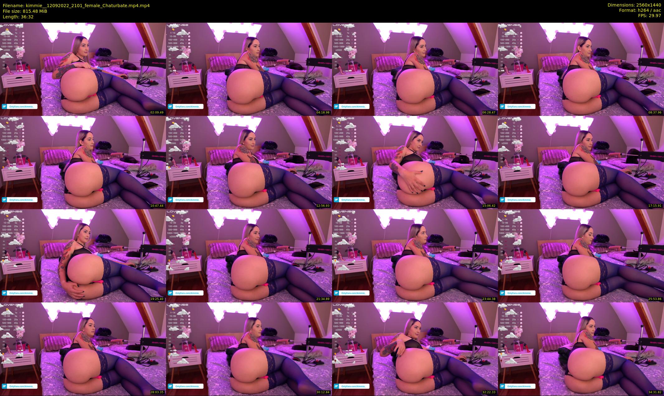 kimmie_ — 37 minute Chaturbate female cam show recording, 1080p, Sep 12, 2022